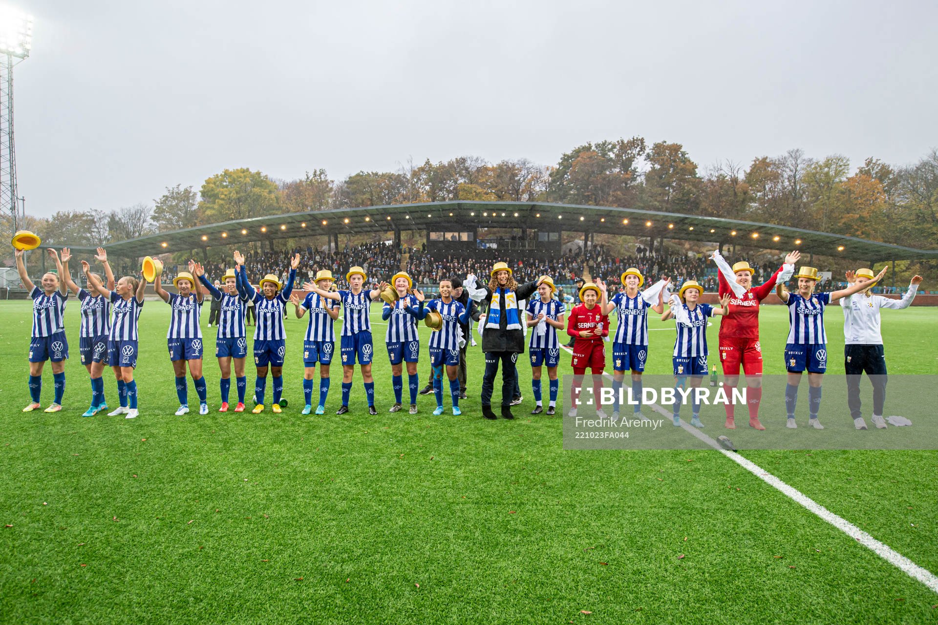 IFK Göteborgs spelare jublar