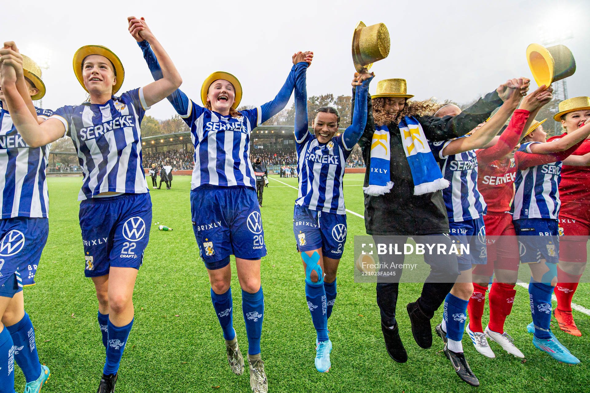 IFK Göteborgs spelare (i bild Emma Broddheimer, Johanna