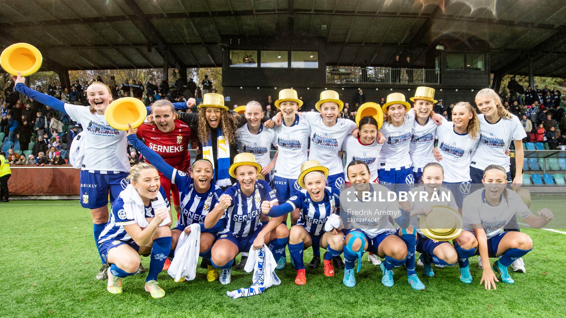 IFK Göteborgs spelare jublar
