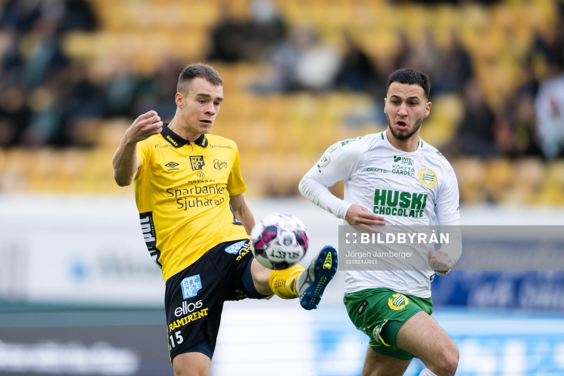 Elfsborgs Leo Väisänen och Hammarbys Abdelrahman Saidi