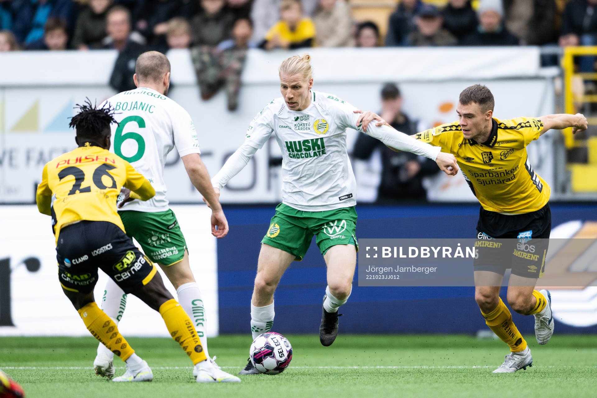 Hammarbys Gustav Ludwigson och Elfsborgs Leo Väisänen