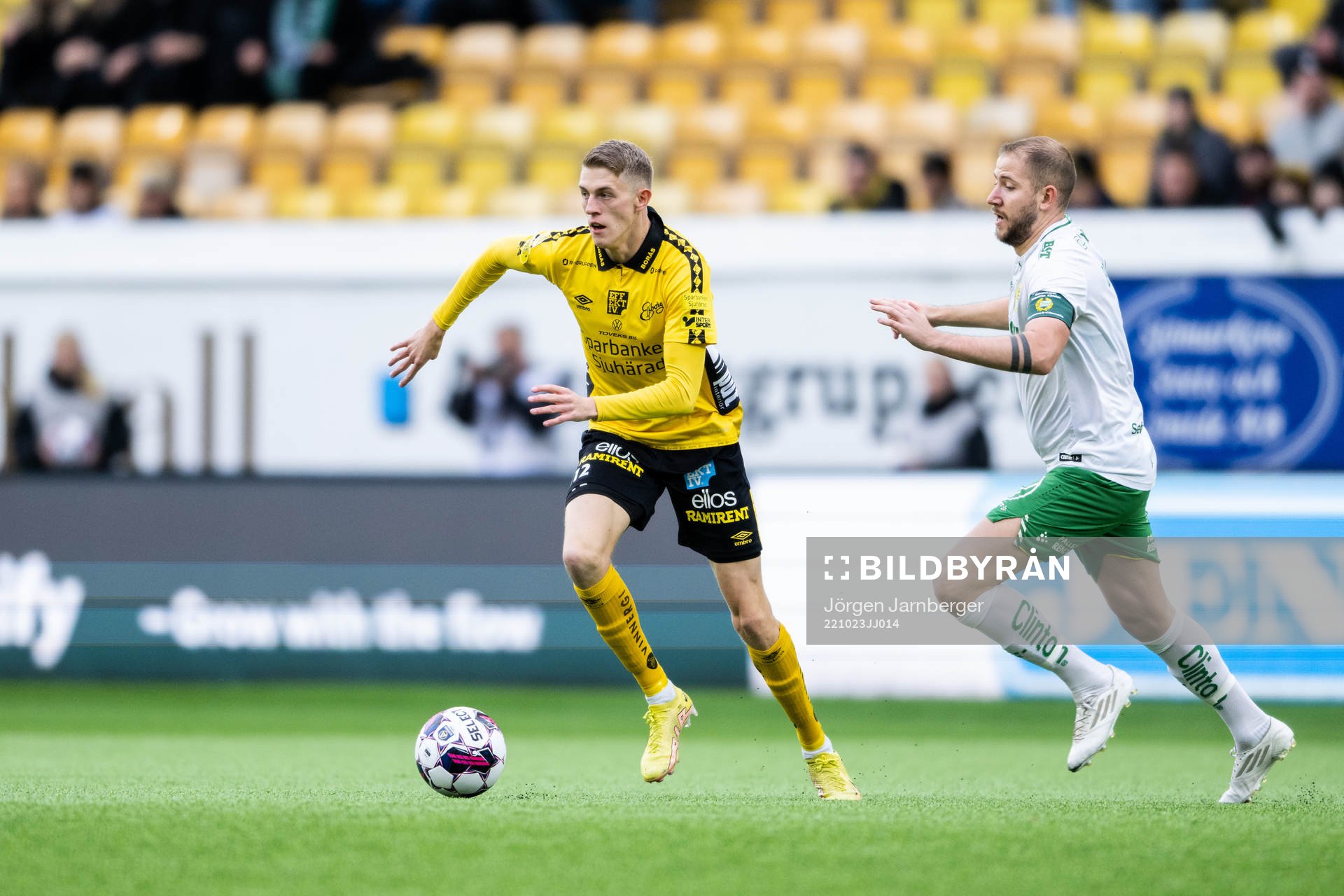 Elfsborgs Alexander Bernhardsson och Hammarbys Darijan