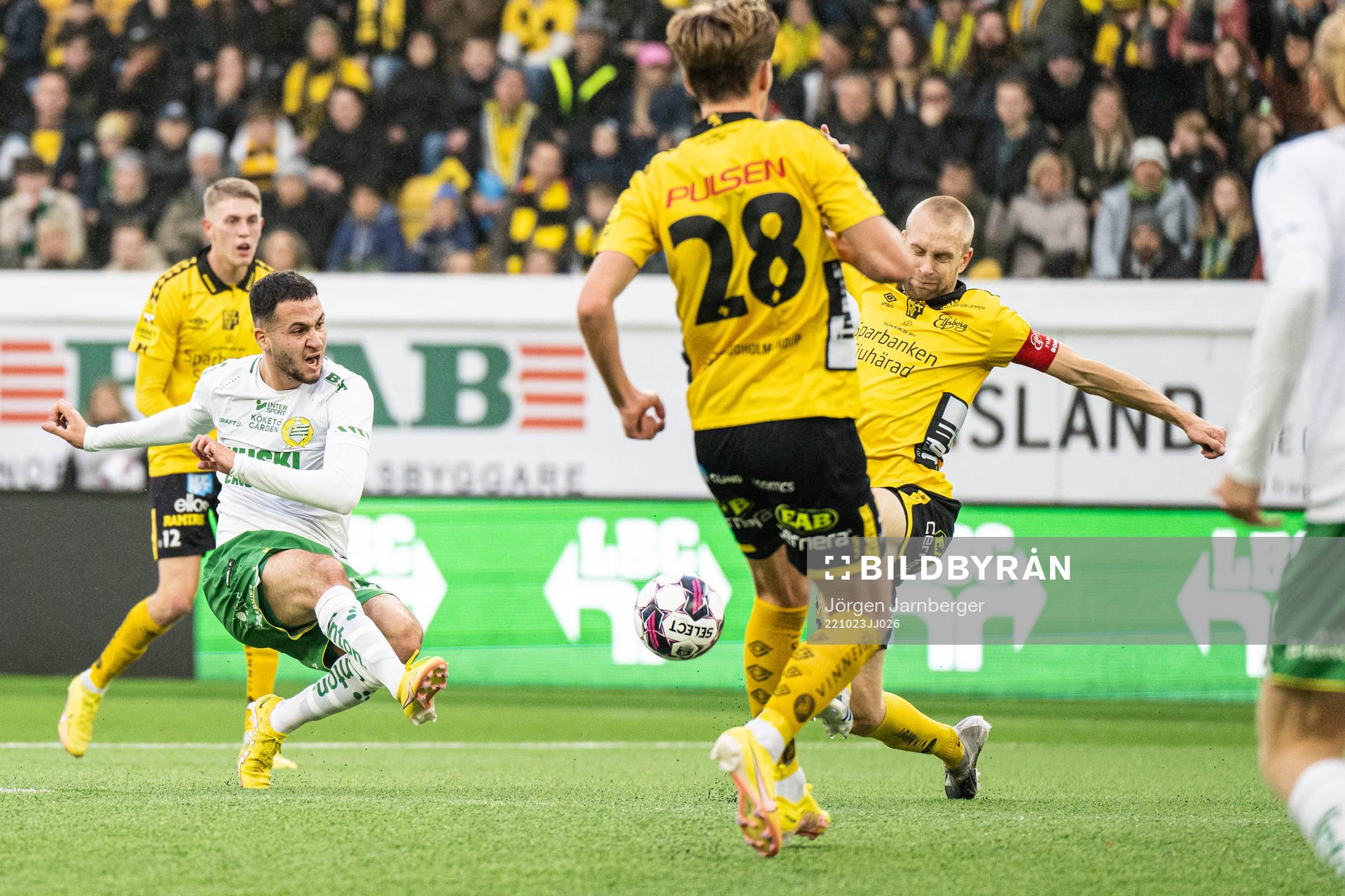 Hammarbys Abdelrahman Saidi och Elfsborgs Johan Larsson