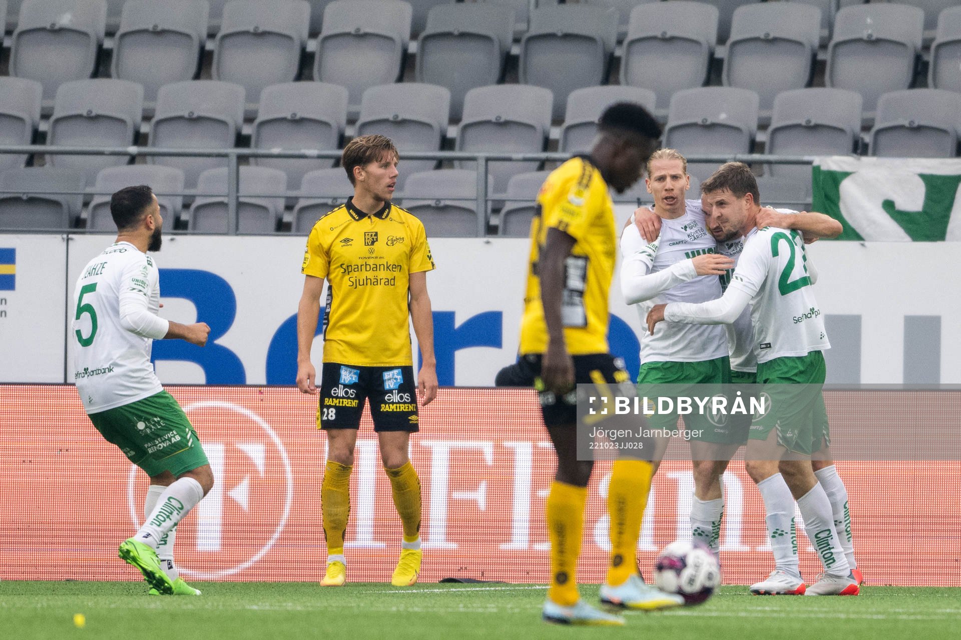 Hammarbys Joel Nilsson jublar