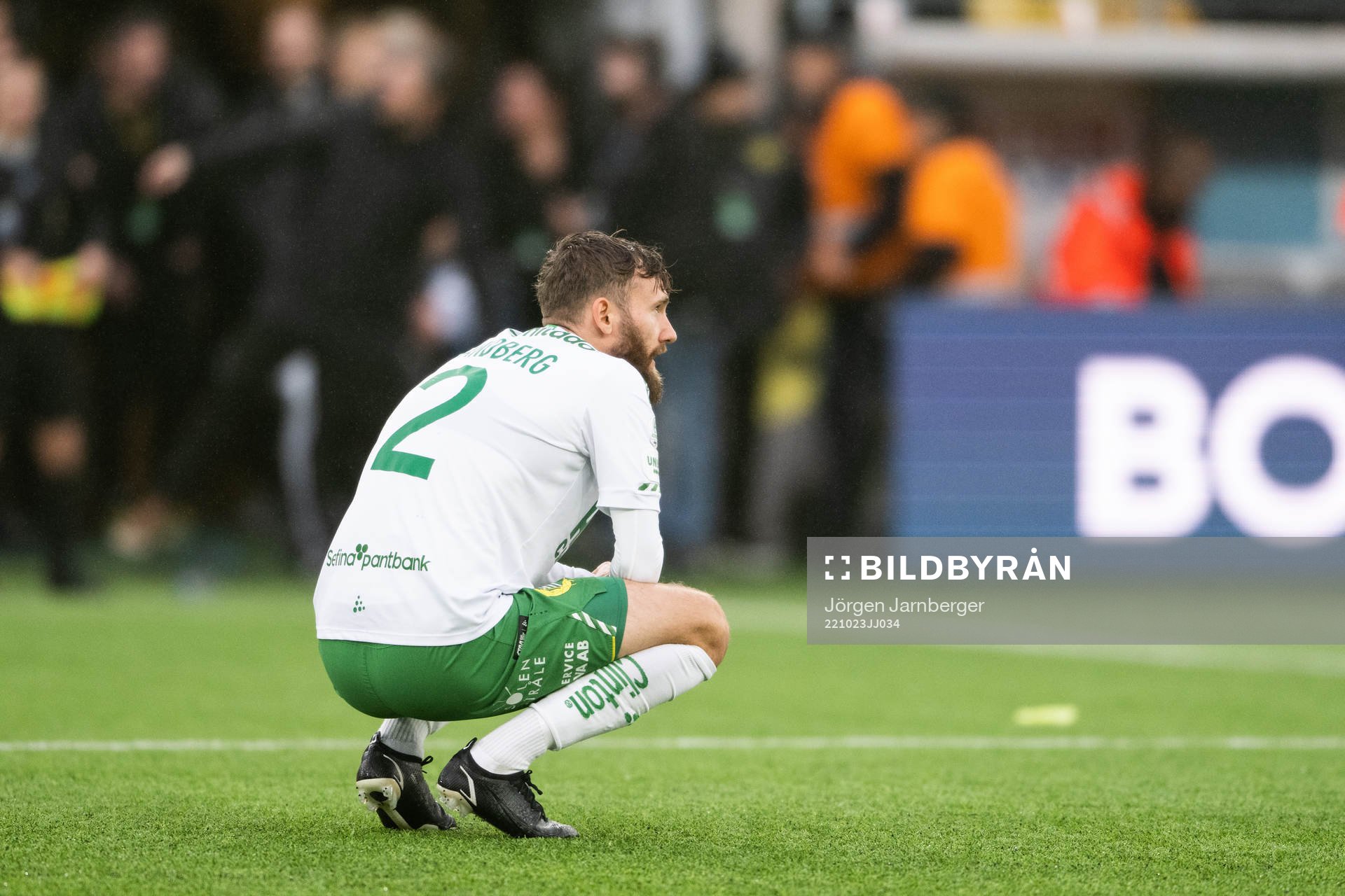 Hammarbys Simon Sandberg deppar