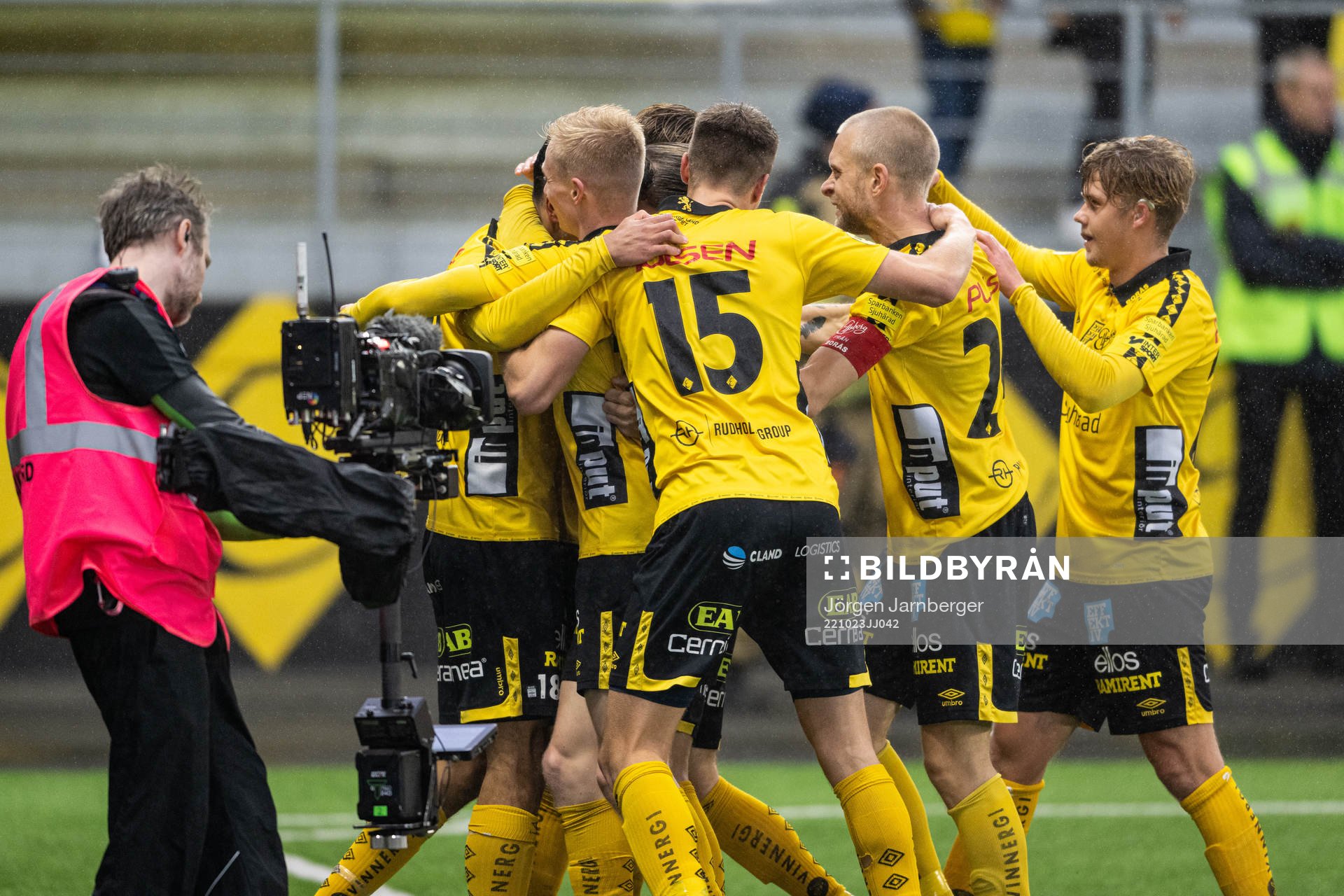Elfsborgs spelare jublar