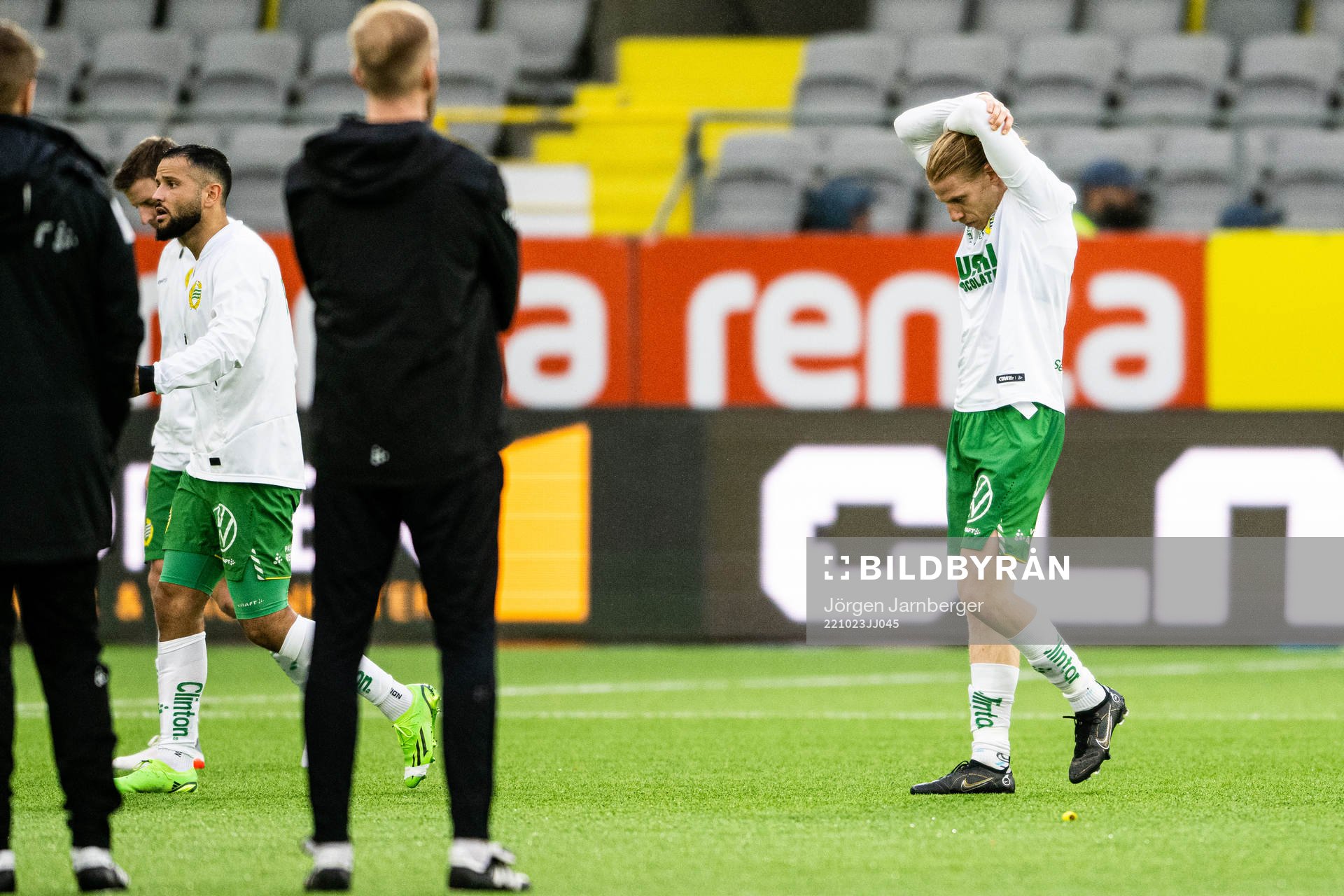 Hammarbys Gustav Ludwigson deppar