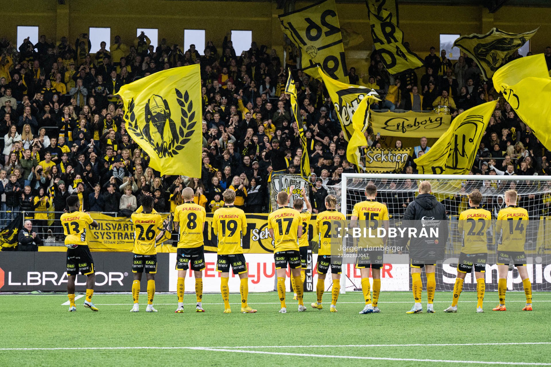 Elfsborgs spelare jublar