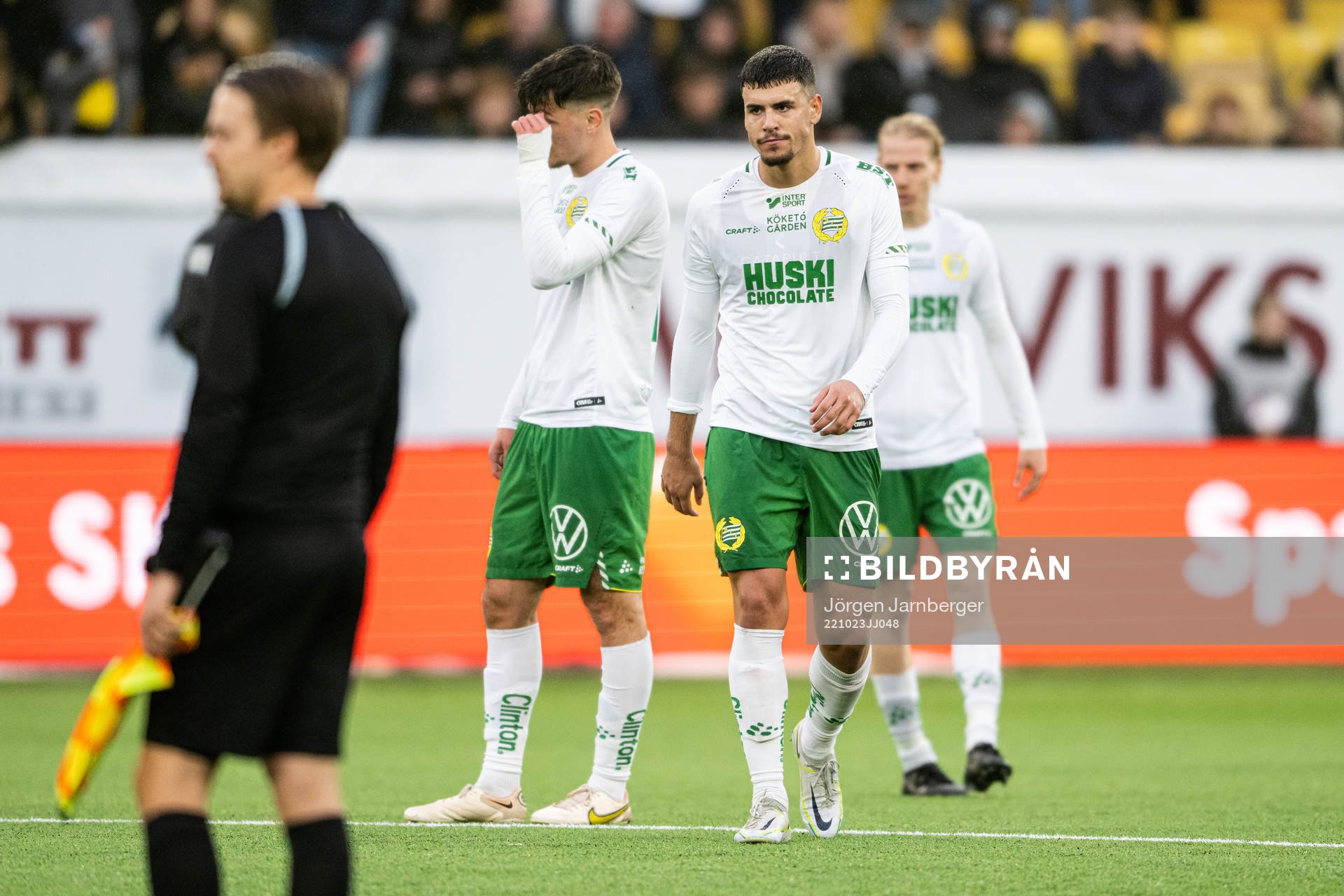 Hammarbys spelare deppar