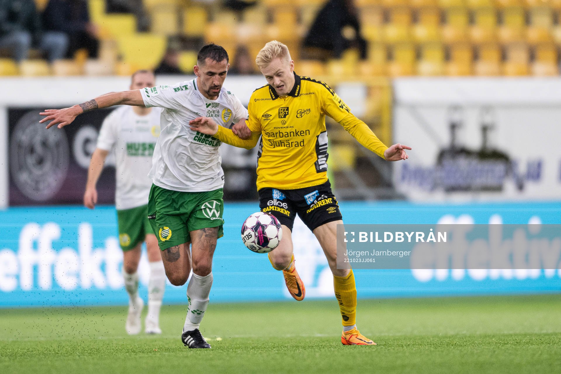 Hammarbys Loret Sadiku och Elfsborgs Oscar Aga