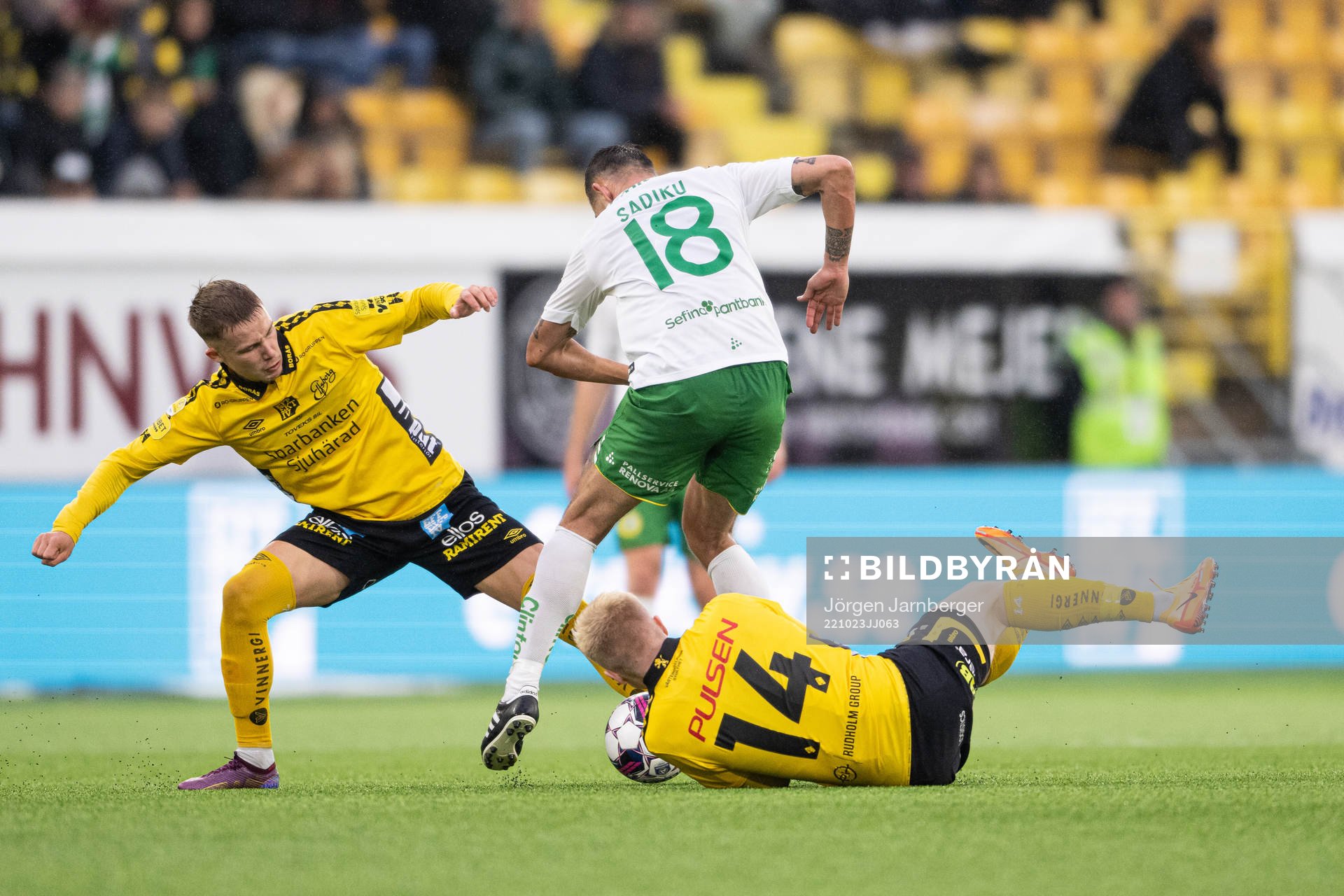Elfsborgs Jacob Ondrejka och Oscar Aga