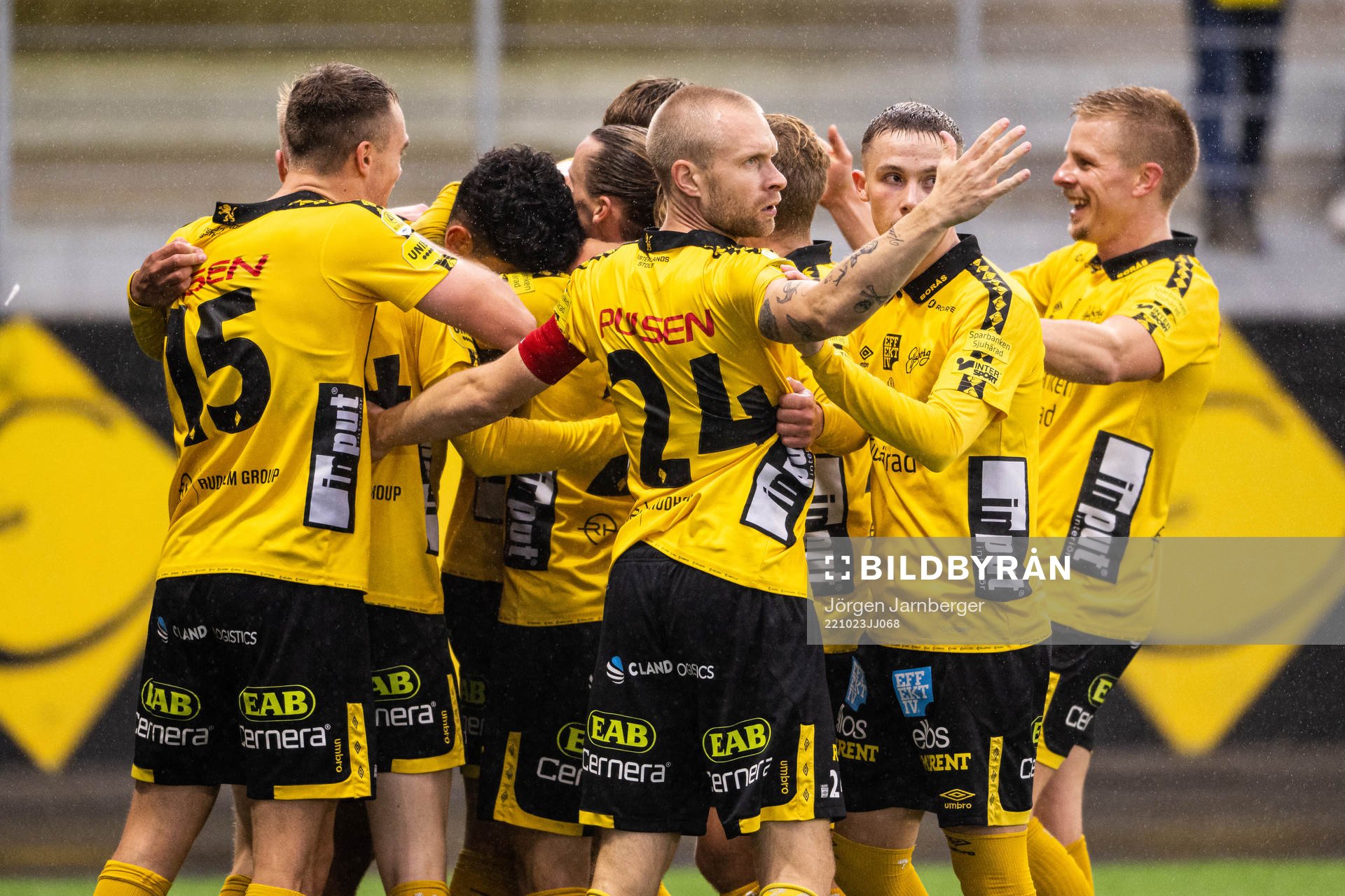 Elfsborgs spelare jublar