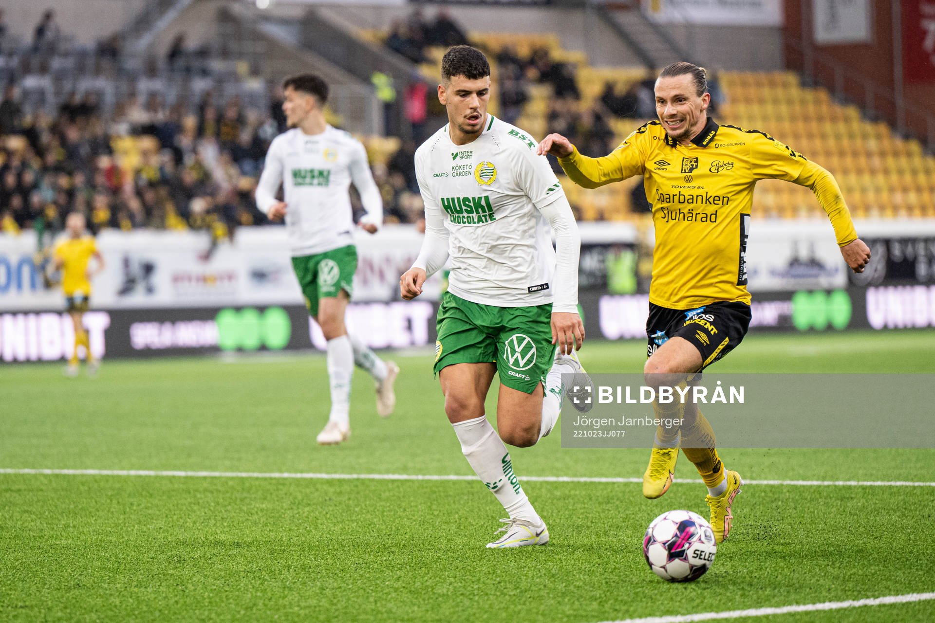 Hammarbys Edvin Kurtulus och Elfsborgs Niklas Hult