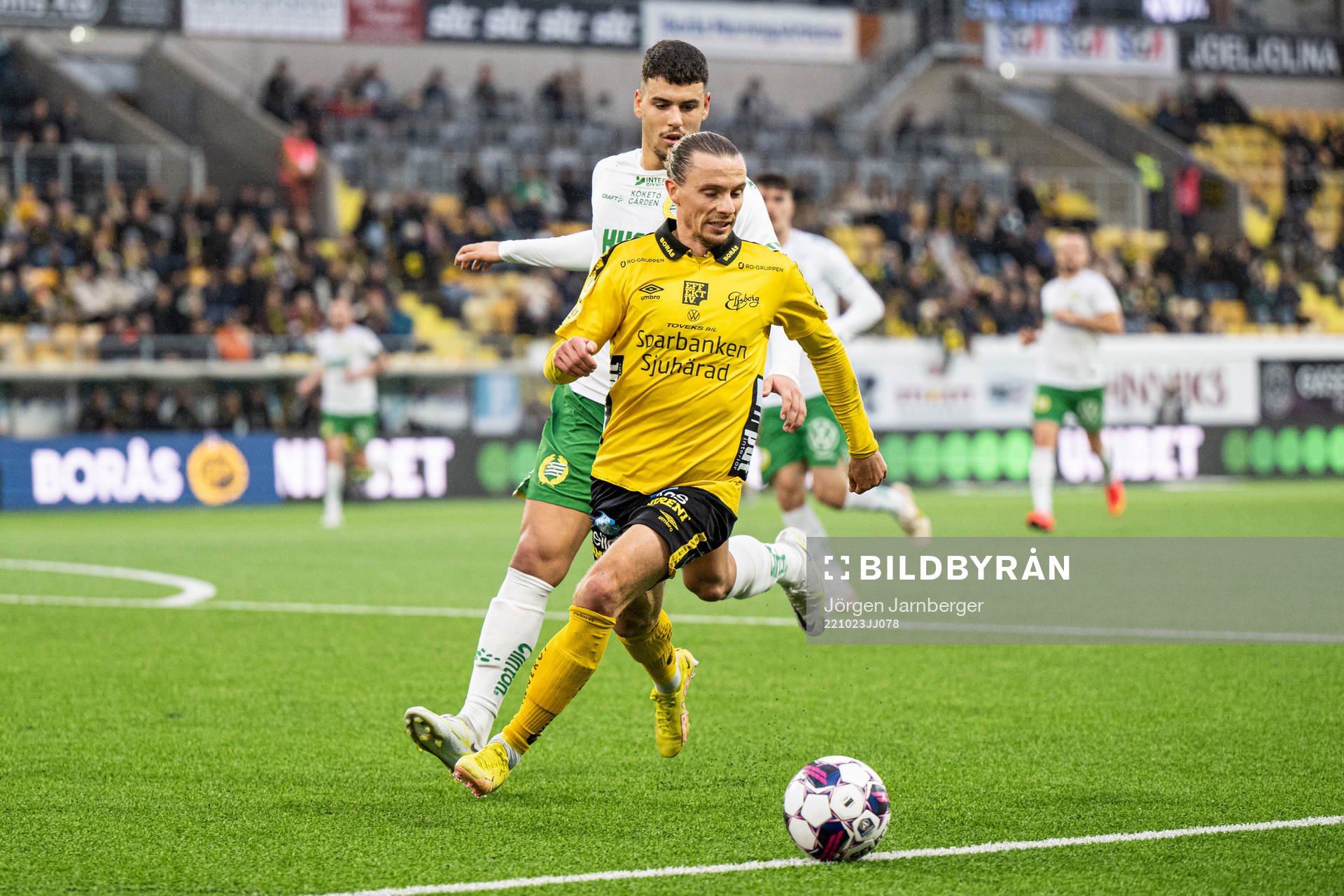 Elfsborgs Niklas Hult och Hammarbys Edvin Kurtulus