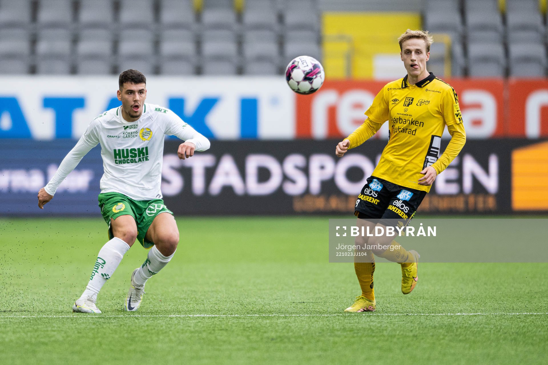 Hammarbys Edvin Kurtulus och Elfsborgs Jeppe Møldrup Okkels