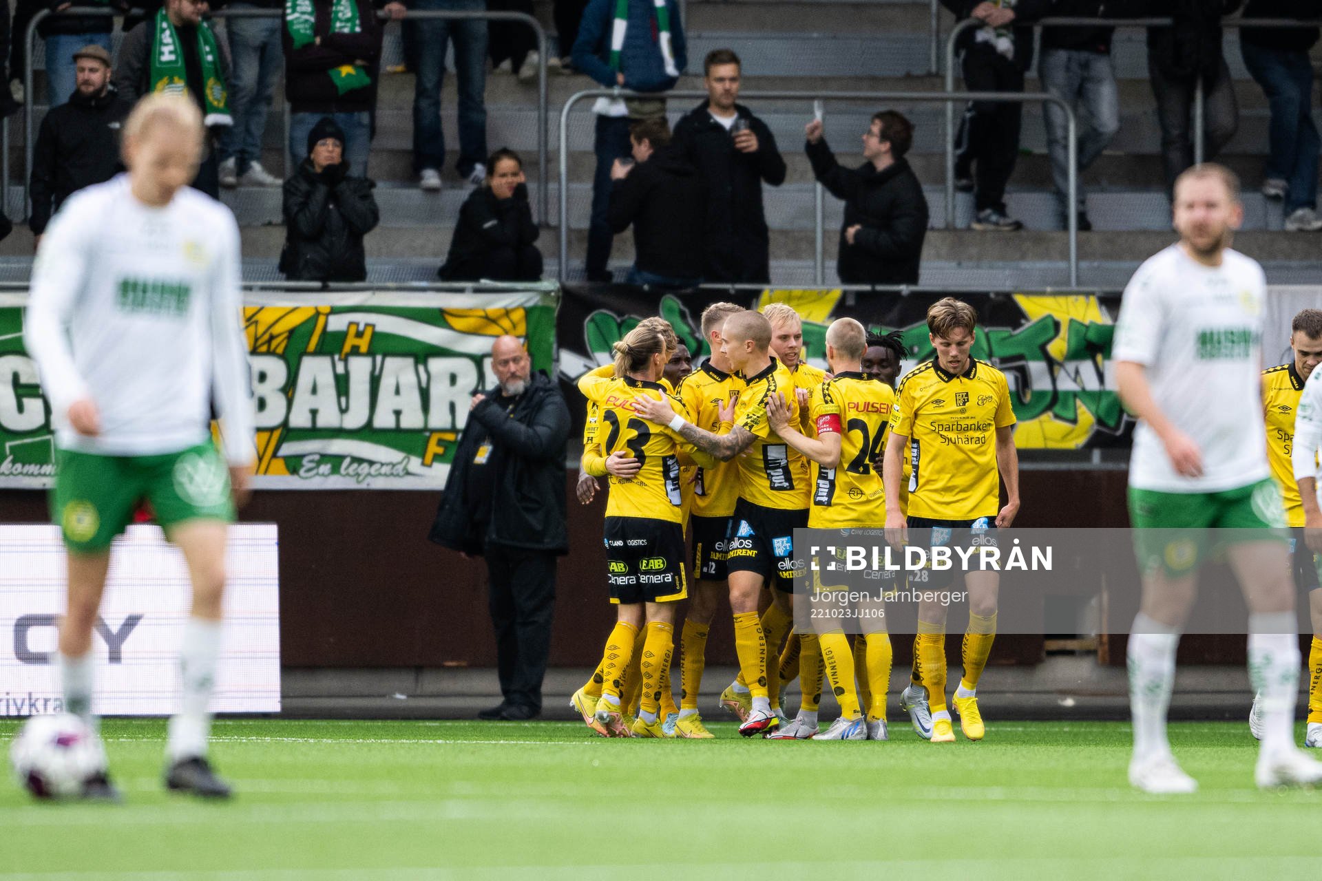 Elfsborgs spelare jublar