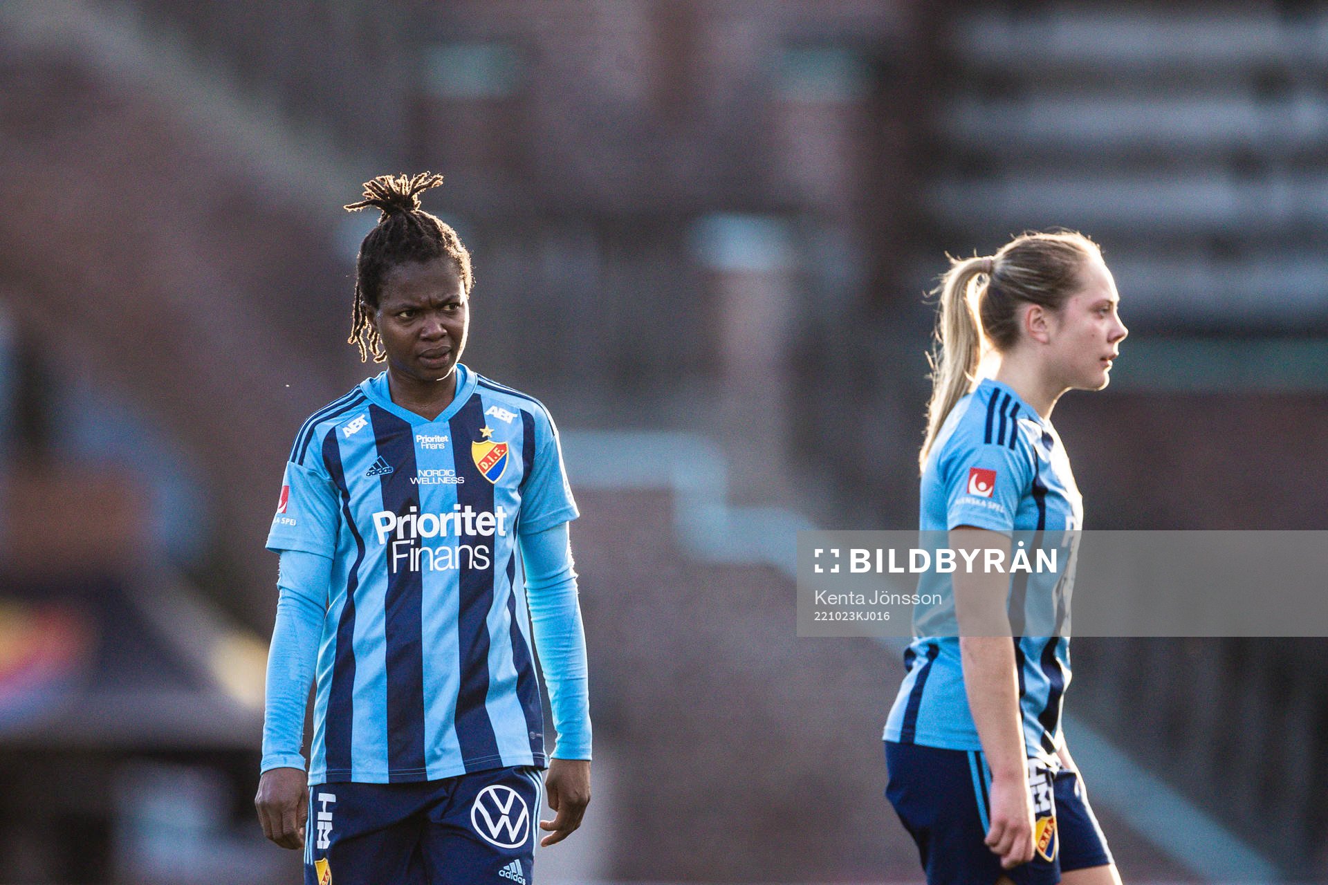 Djurgårdens Portia Boakye deppar