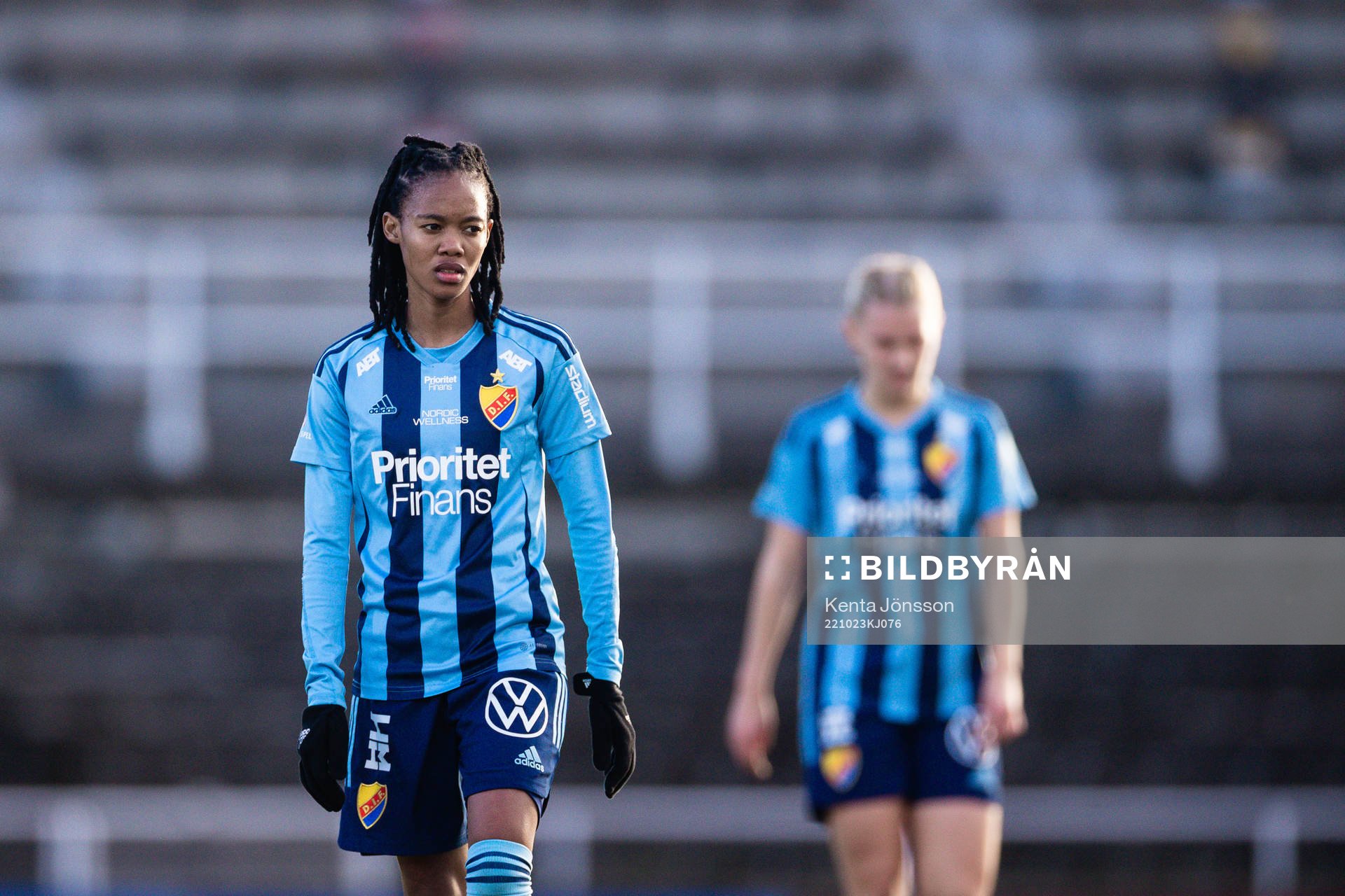 Djurgårdens Linda Maserame Motlhalo deppar
