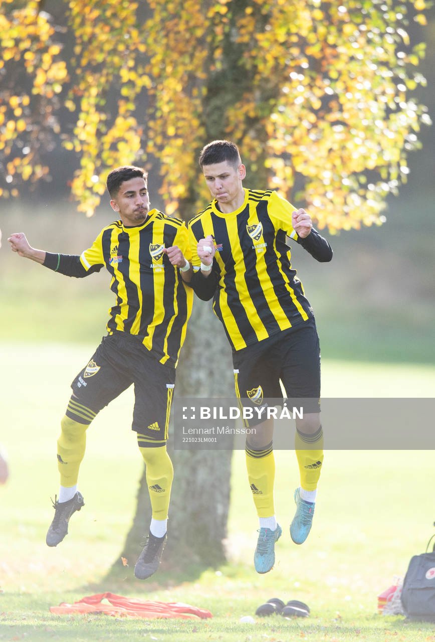 IFK Hässleholms Jan Alsano och Victor Ahlgren i