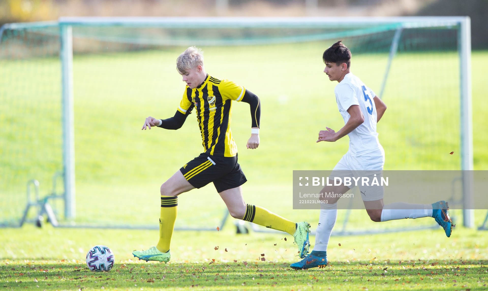 IFK Hässleholms Linus Roslund i juniormatchen, kval, U19,