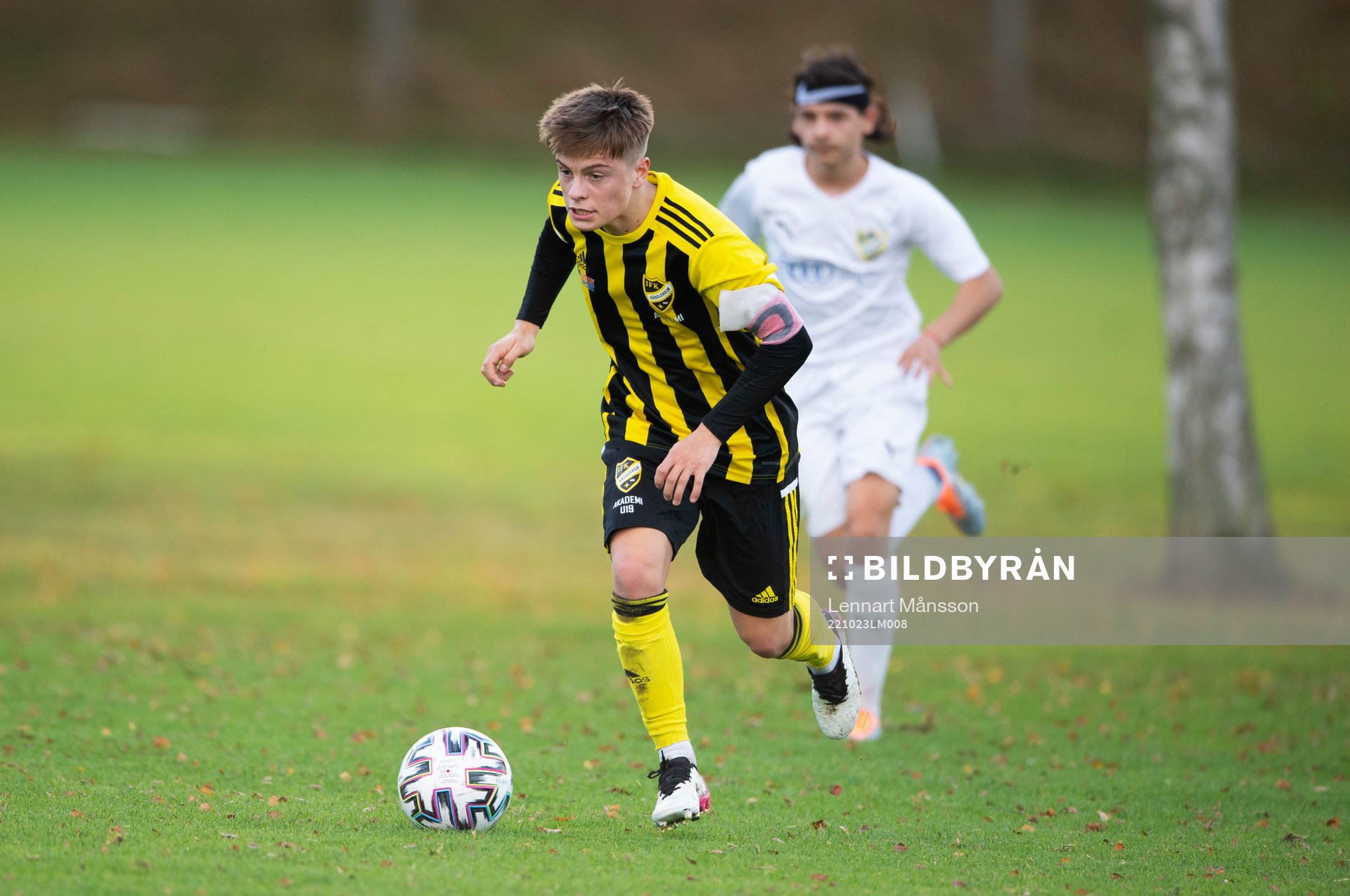 IFK Hässleholms Jussi Tikkanen i juniormatchen, kval, U19,