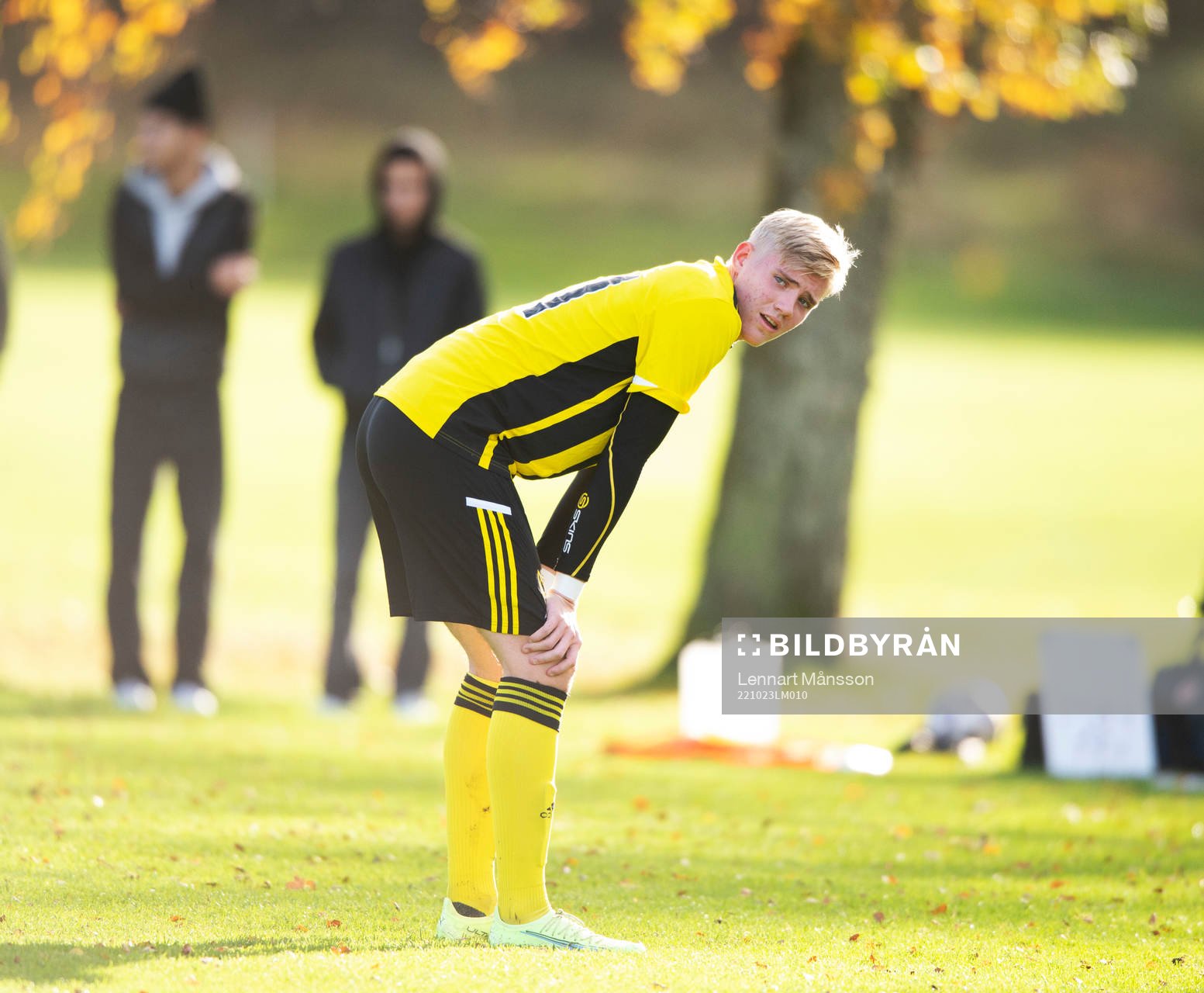 IFK Hässleholms Linus Roslund i juniormatchen, kval, U19,