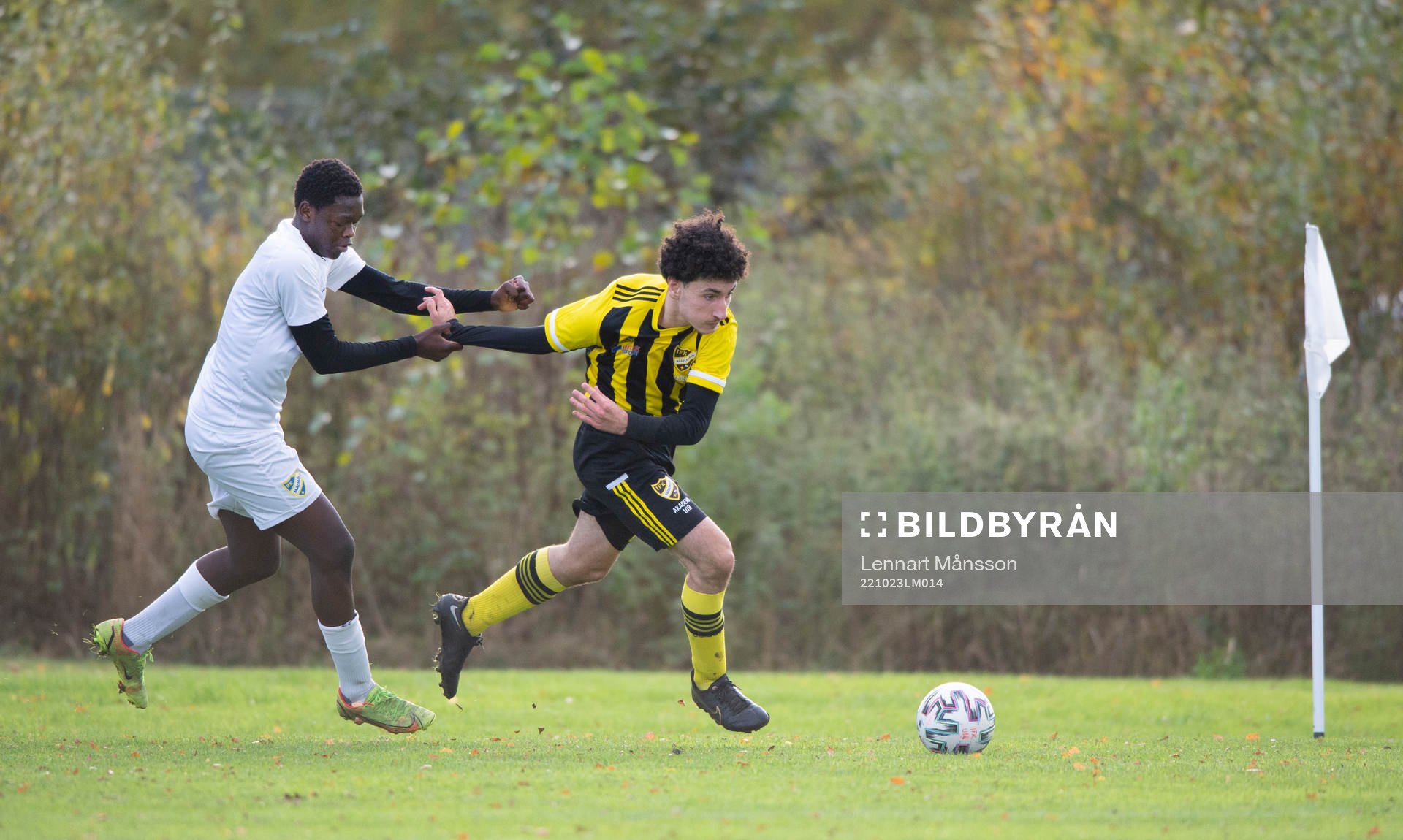 i juniormatchen, kval, U19, mellan IFK Hässleholm och IFK