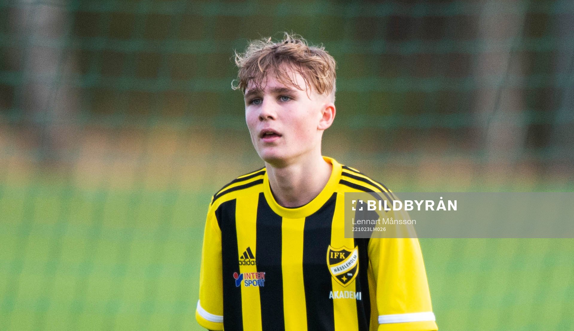 IFK Hässleholms Noa Flink i juniormatchen, kval, U19,
