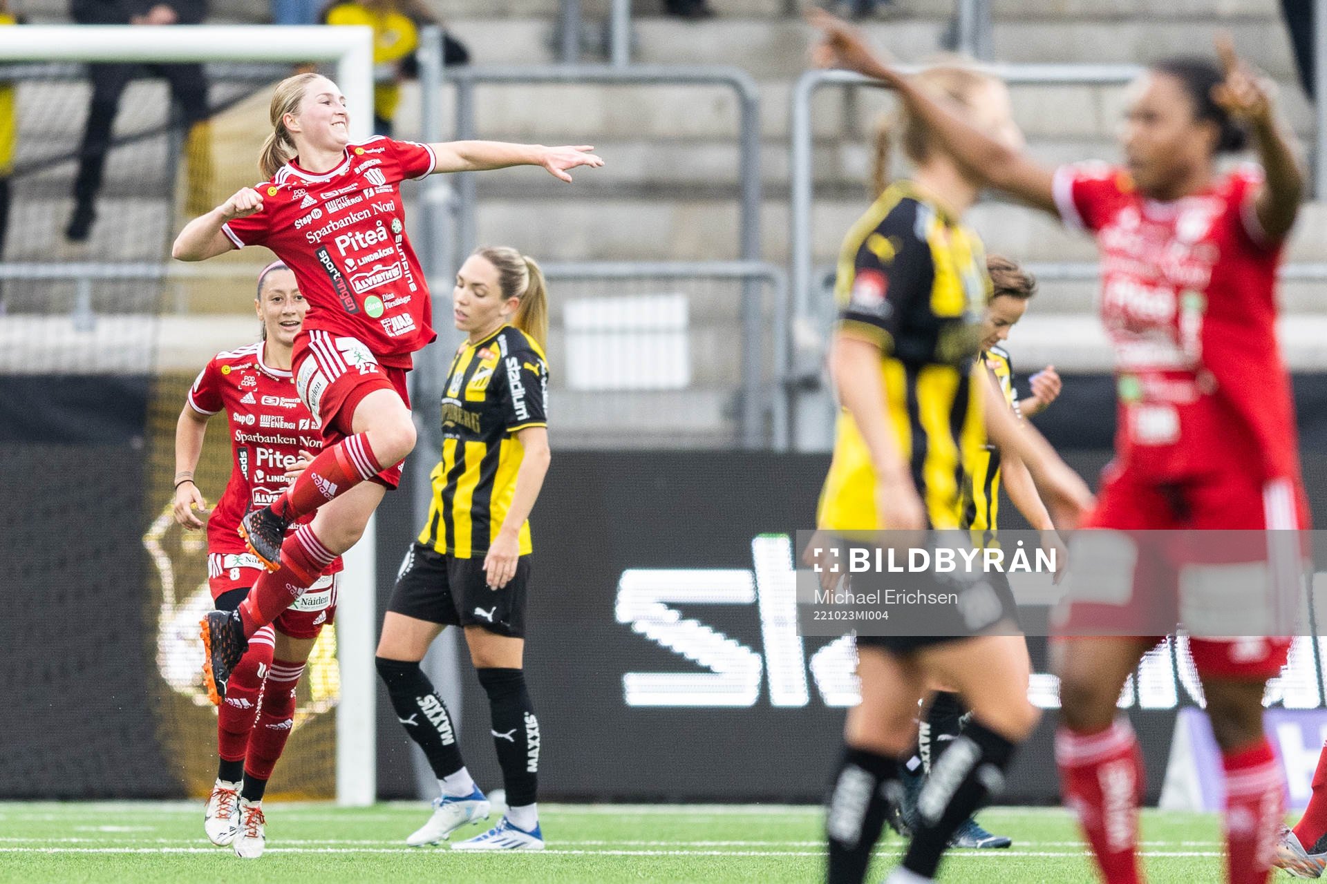 Piteås Hanna Andersson jublar