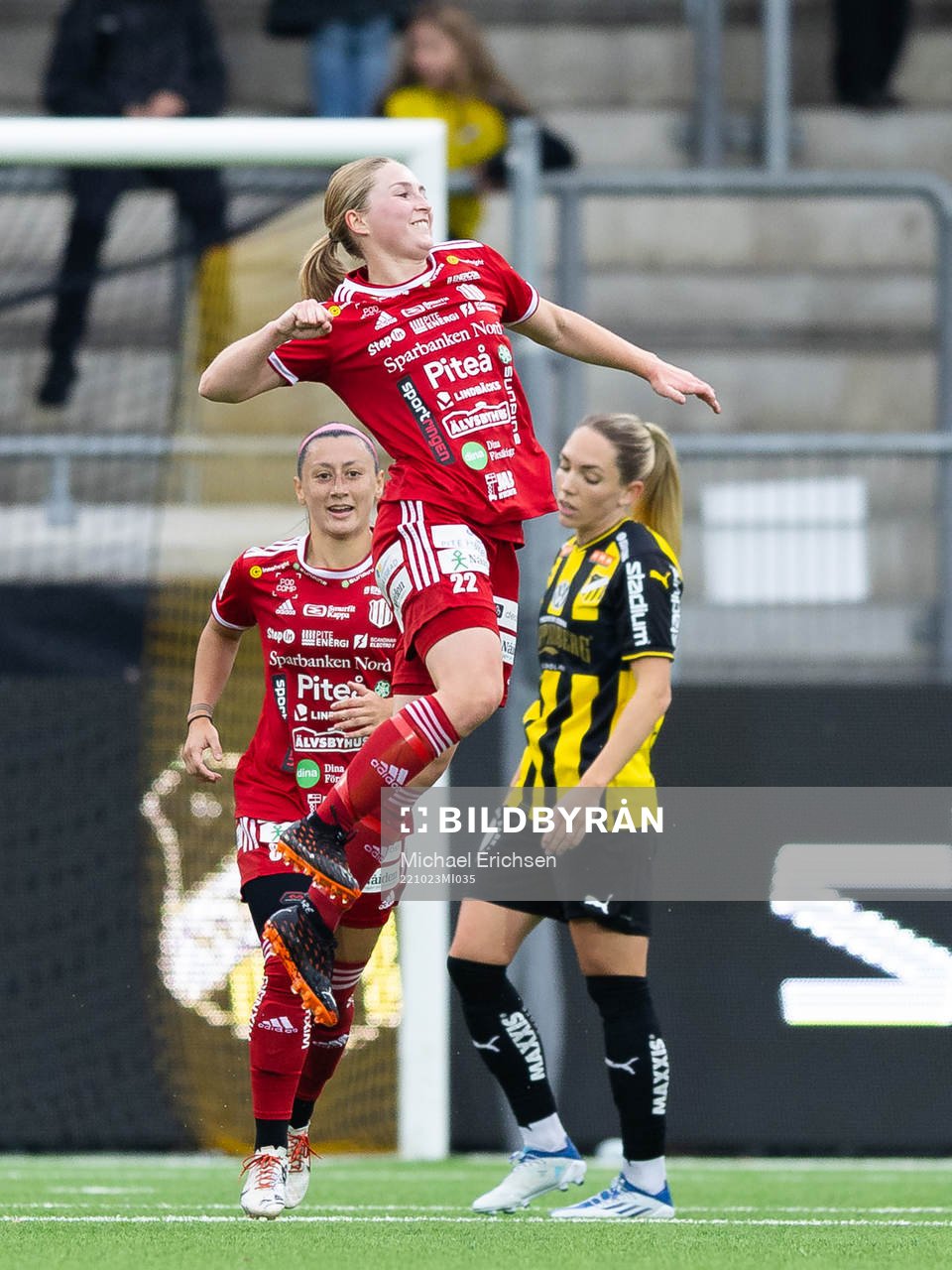 Piteås Hanna Andersson jublar