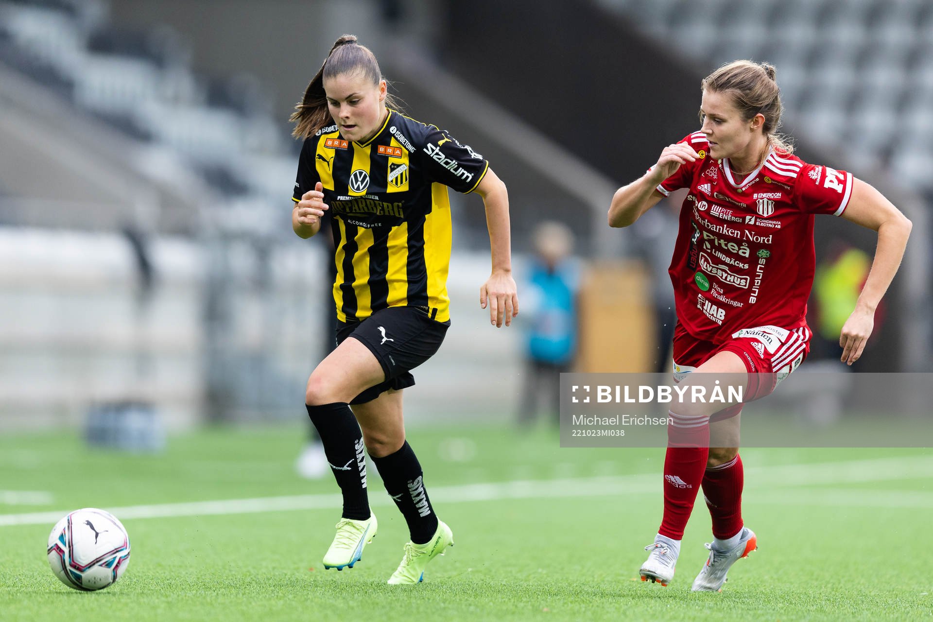 Häckens Hanna Wijk och Piteås Maja Green