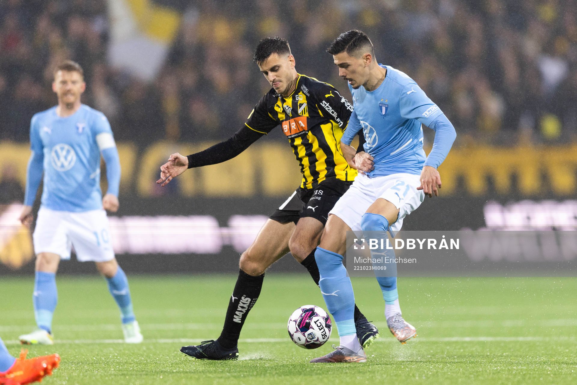 Häckens Alexander Jeremejeff och Malmö FFs Dennis