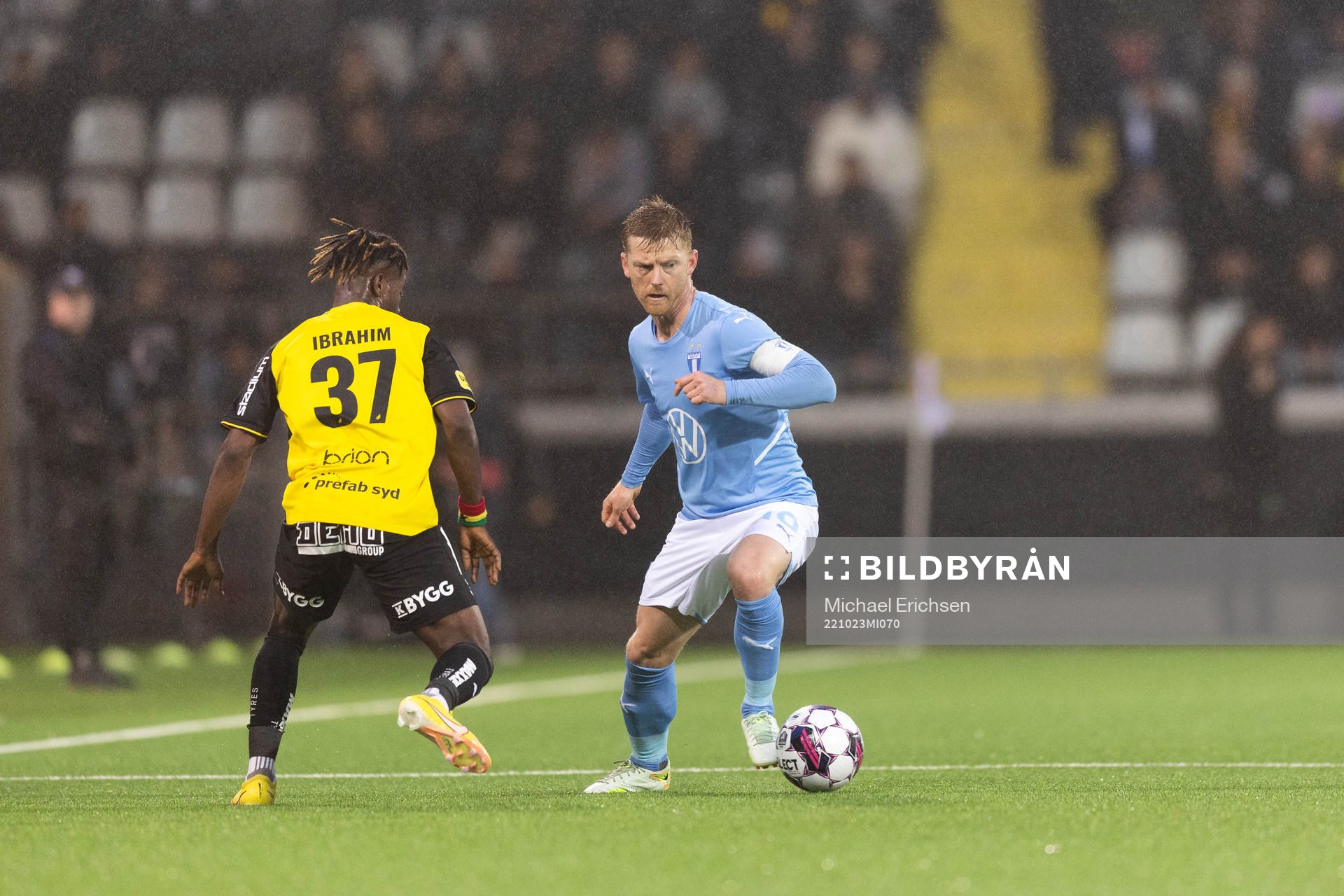 Häckens Ibrahim Sadiq och Malmö FFs Anders Christiansen