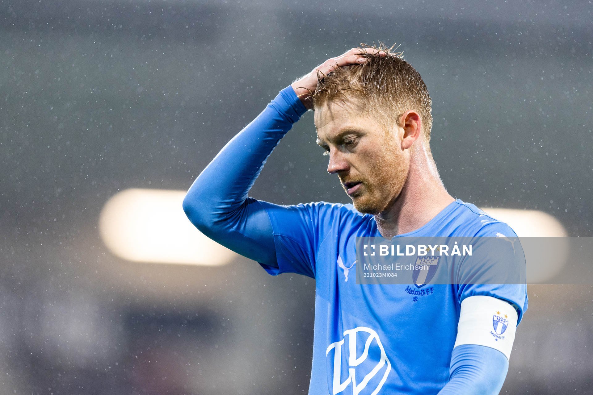 Malmö FFs Anders Christiansen deppar