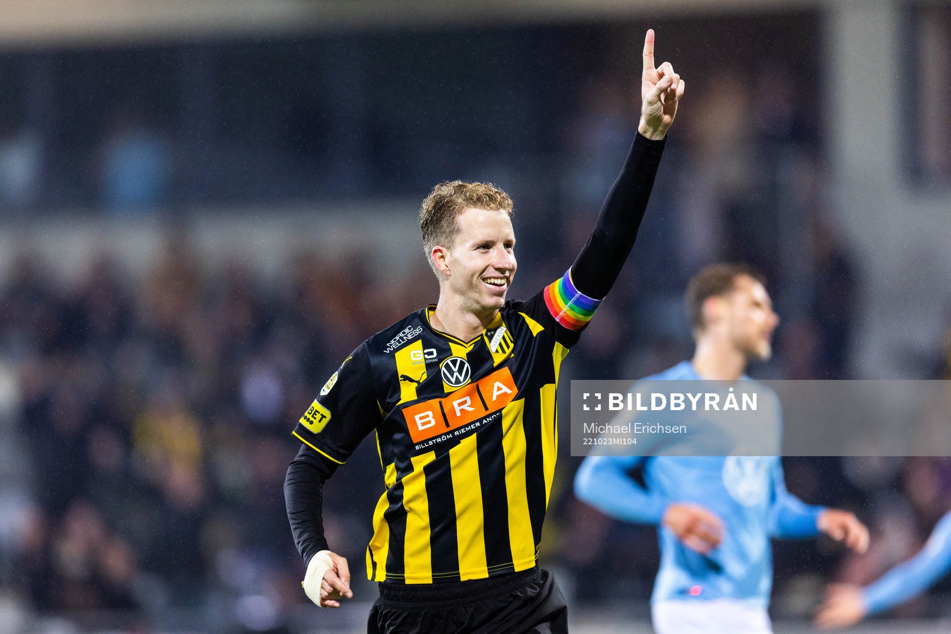 Häckens Samuel Gustafson jublar