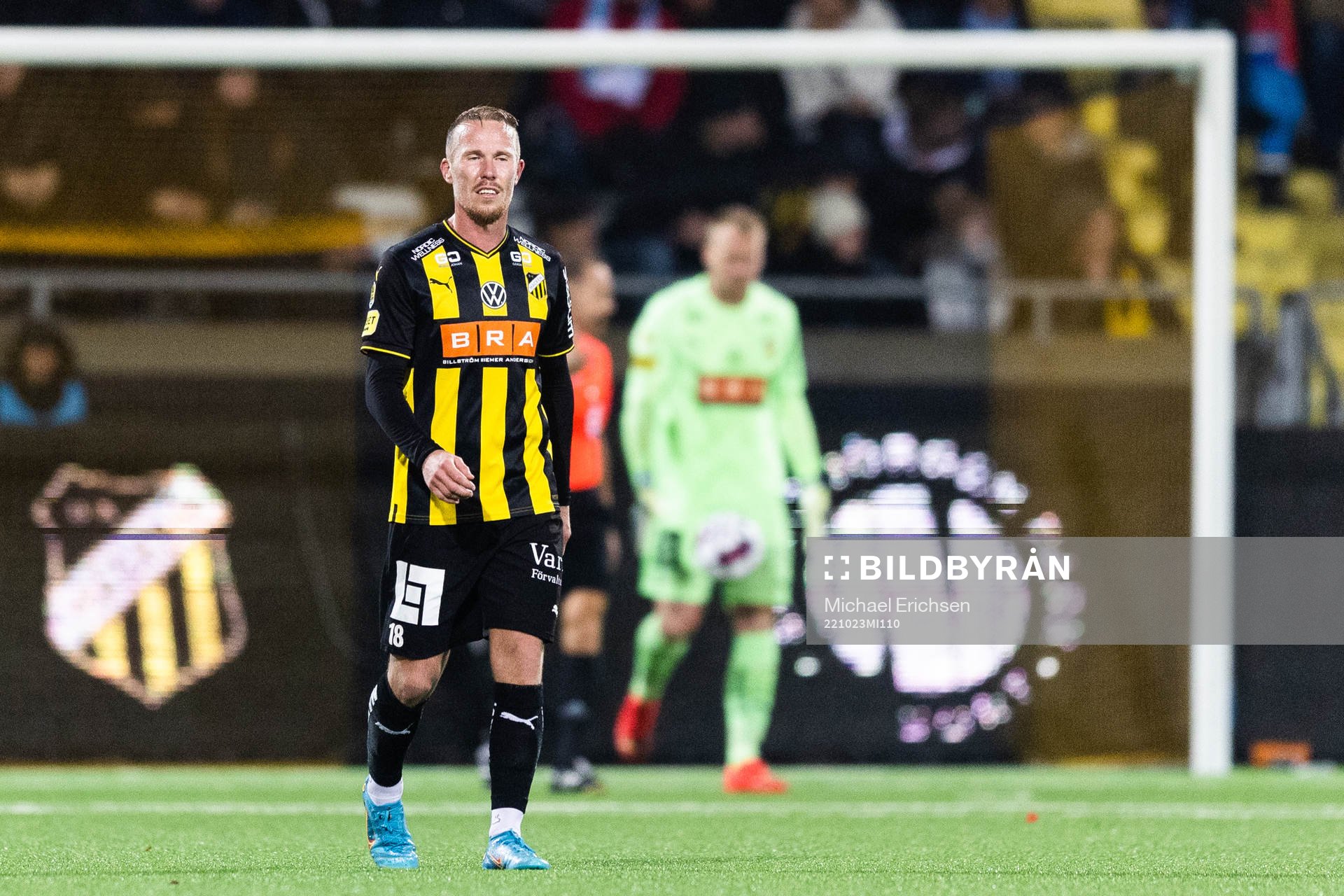 Häckens Mikkel Rygaard Jensen deppar