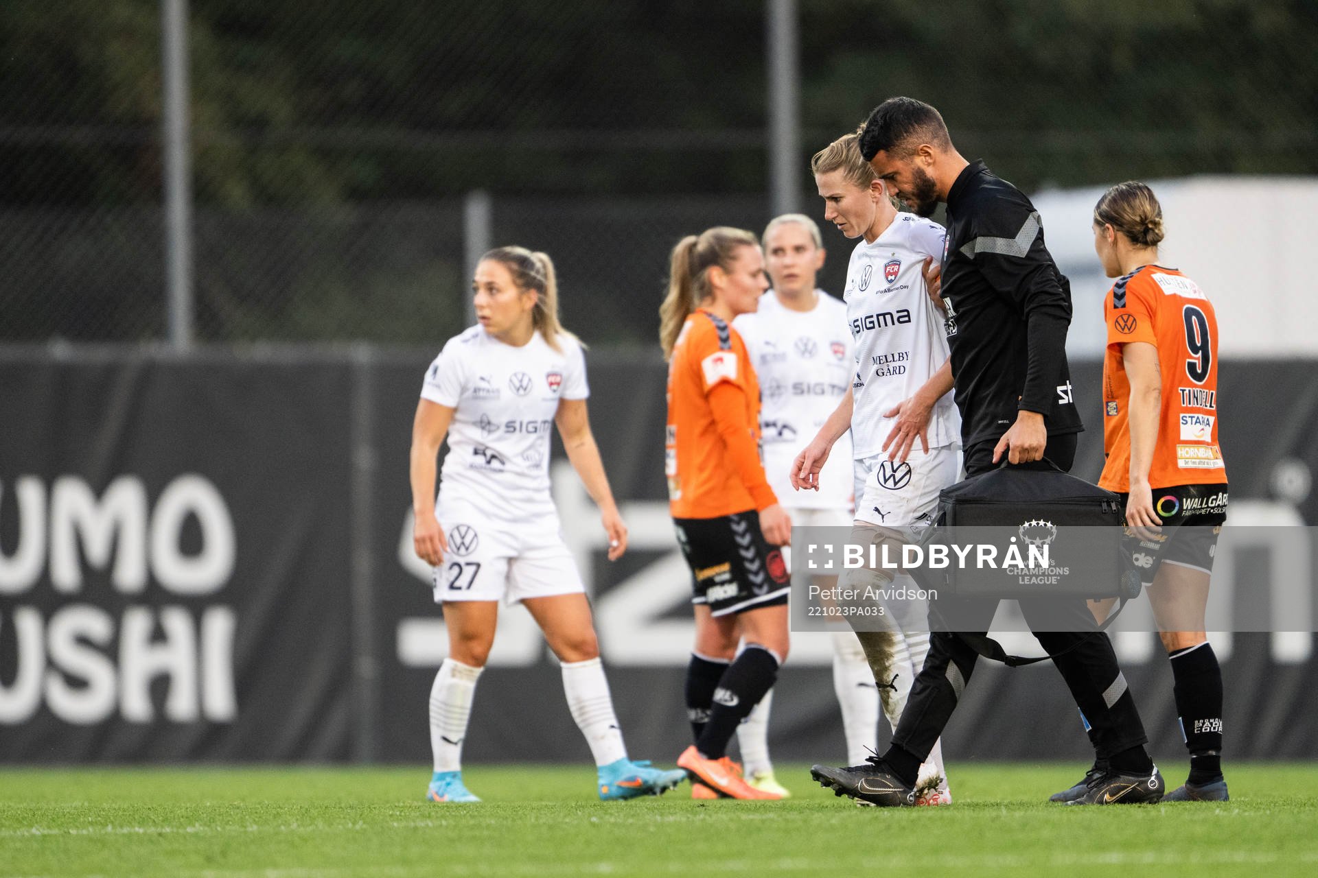 FC Rosengårds Emma Berglund med skada