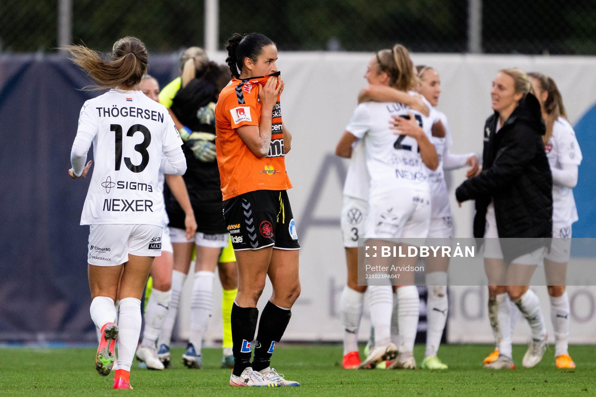 Kristianstads Evelyne Viens deppar