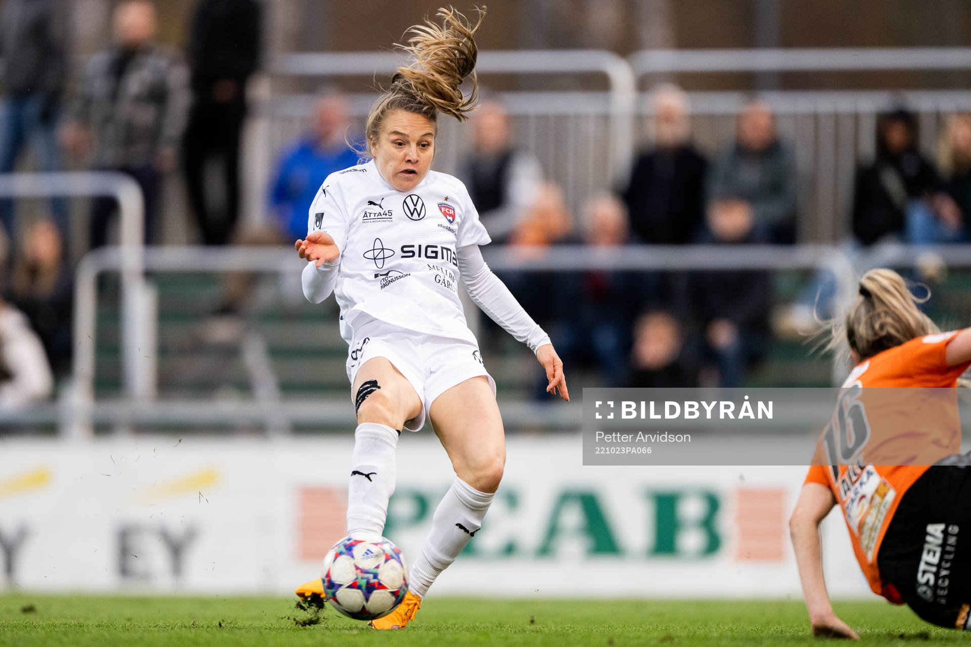 FC Rosengårds Fiona Brown gör 0-2 målet