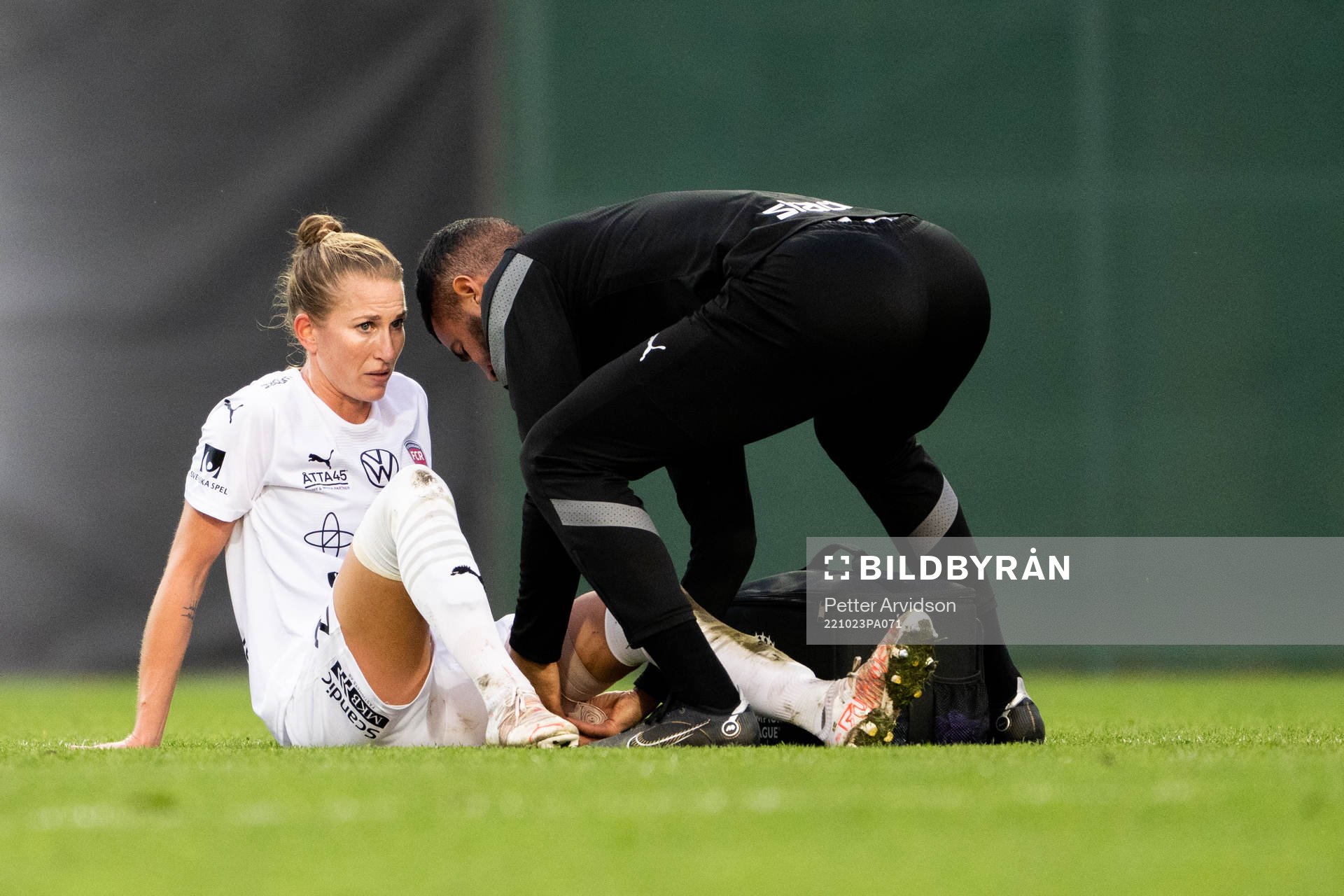 FC Rosengårds Emma Berglund med skada