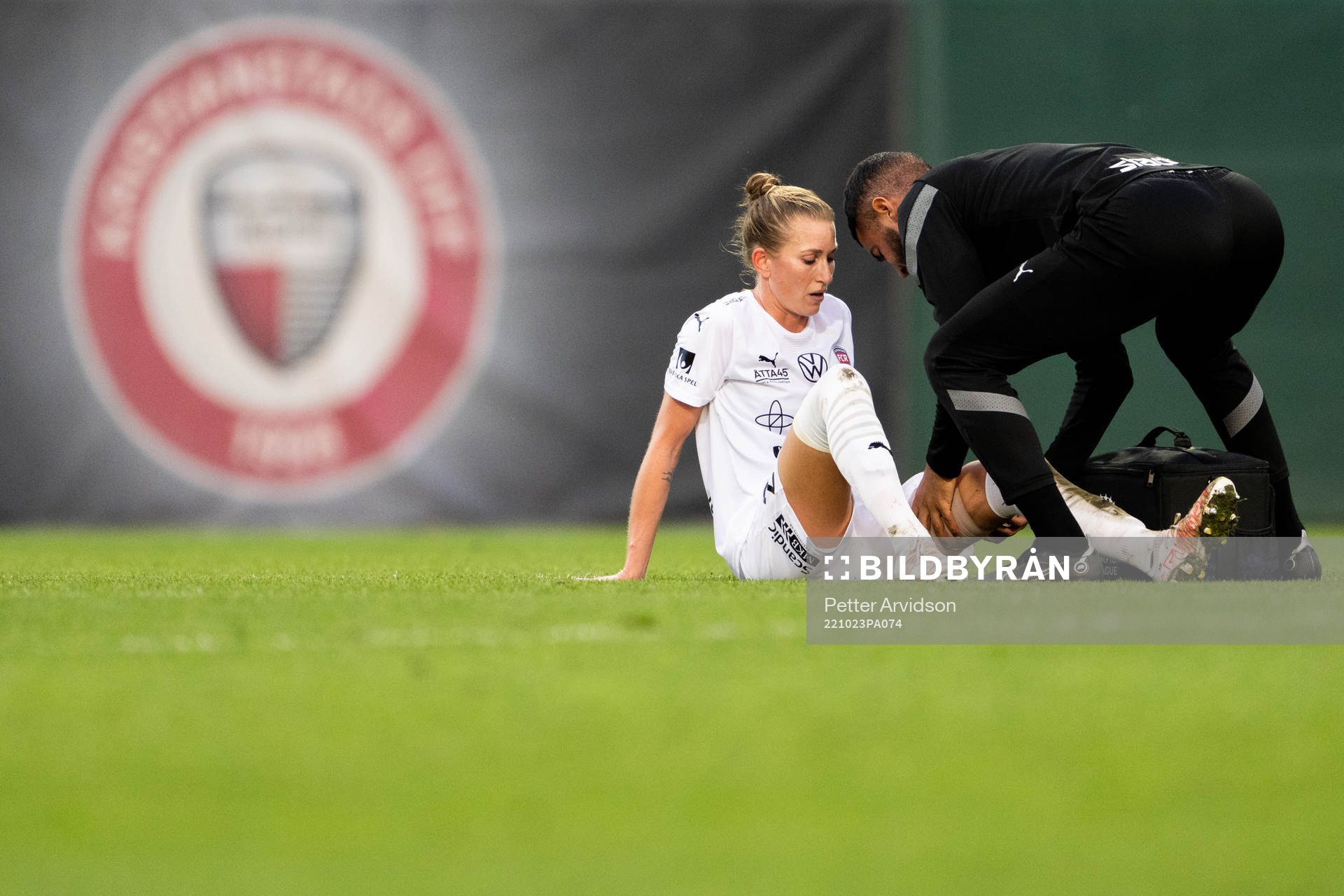FC Rosengårds Emma Berglund med skada