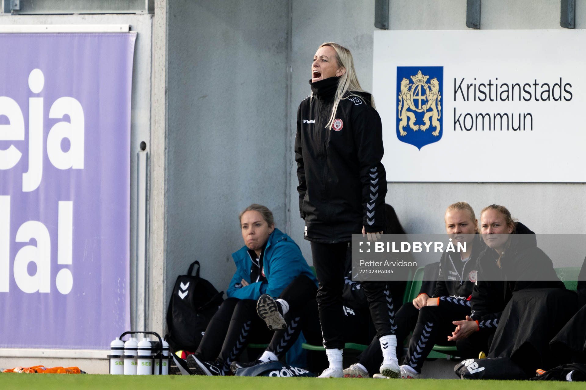 Kristianstads tränare Elisabet Gunnarsdottir
