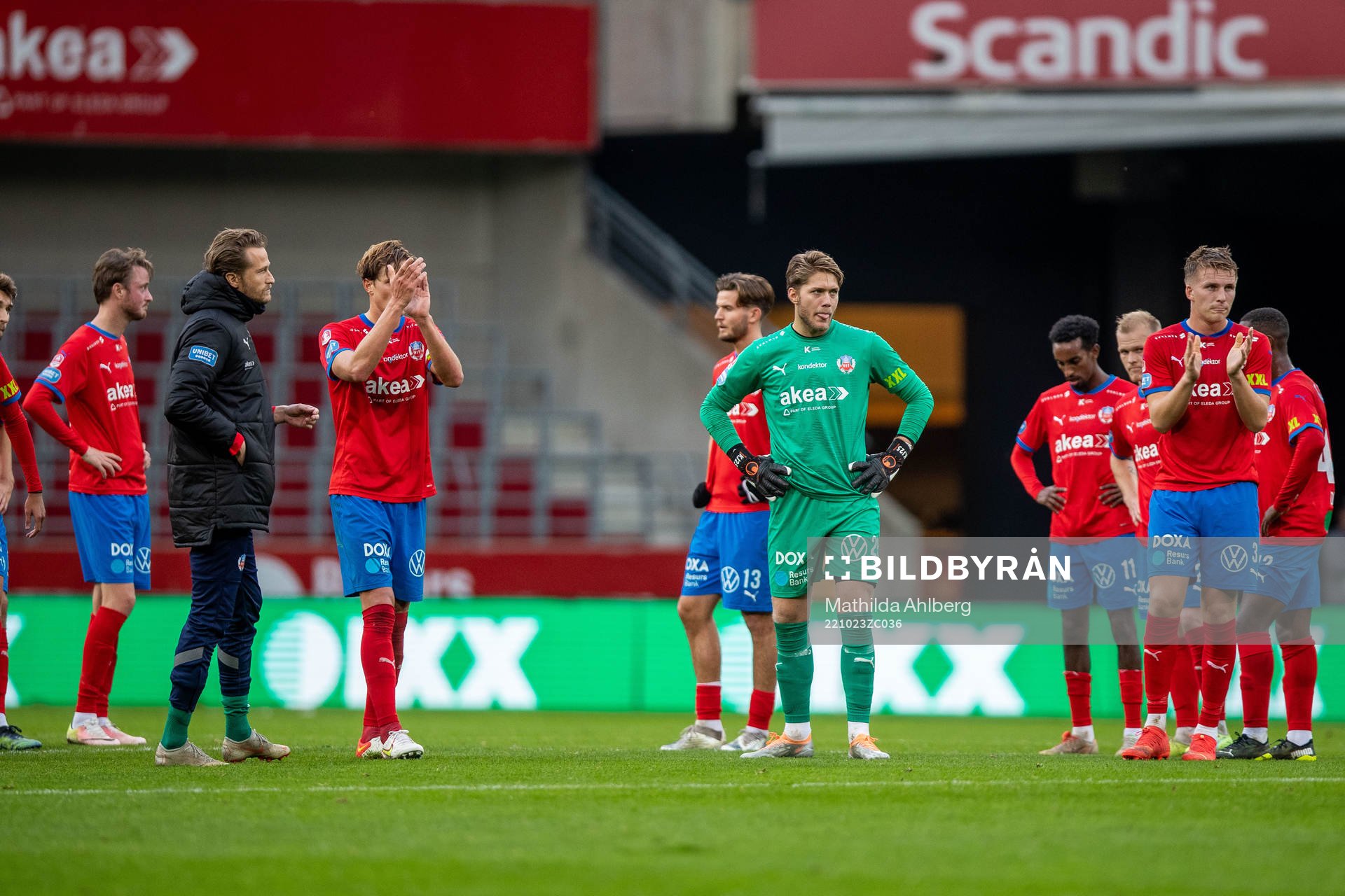 Helsingborgs spelare deppar