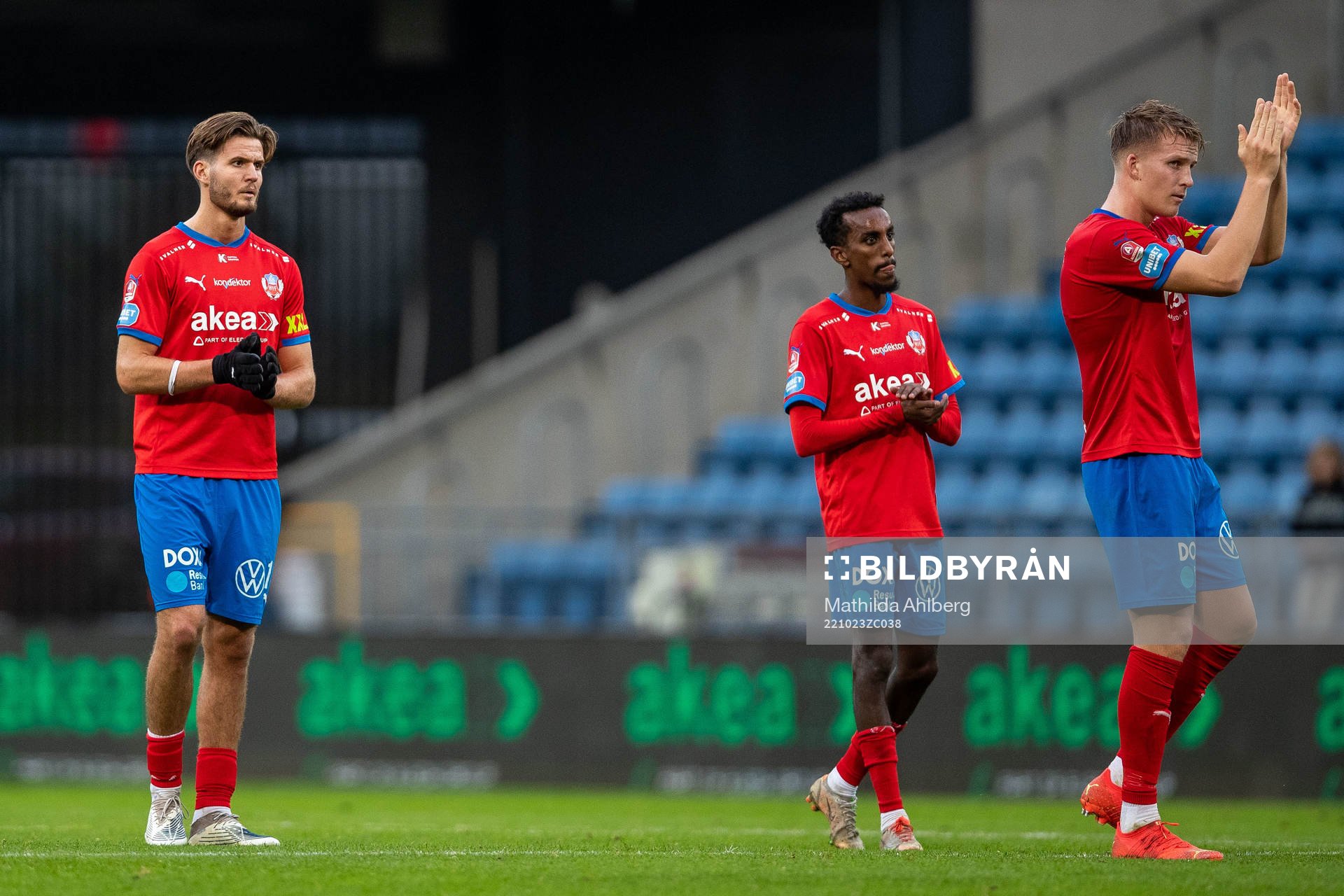 Helsingborgs Wilhelm Loeper, Taha Ali och Casper Widell