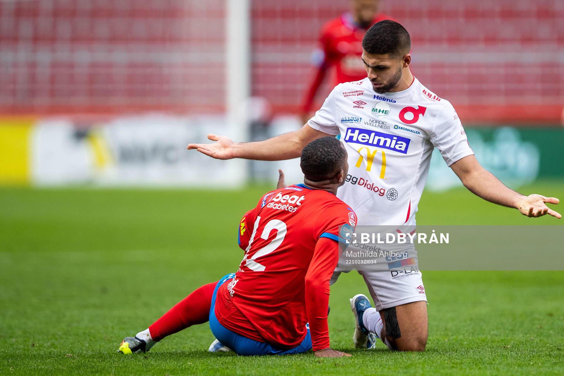 Degerfors Omar Faraj och Helsingborgs Diego Cesar De