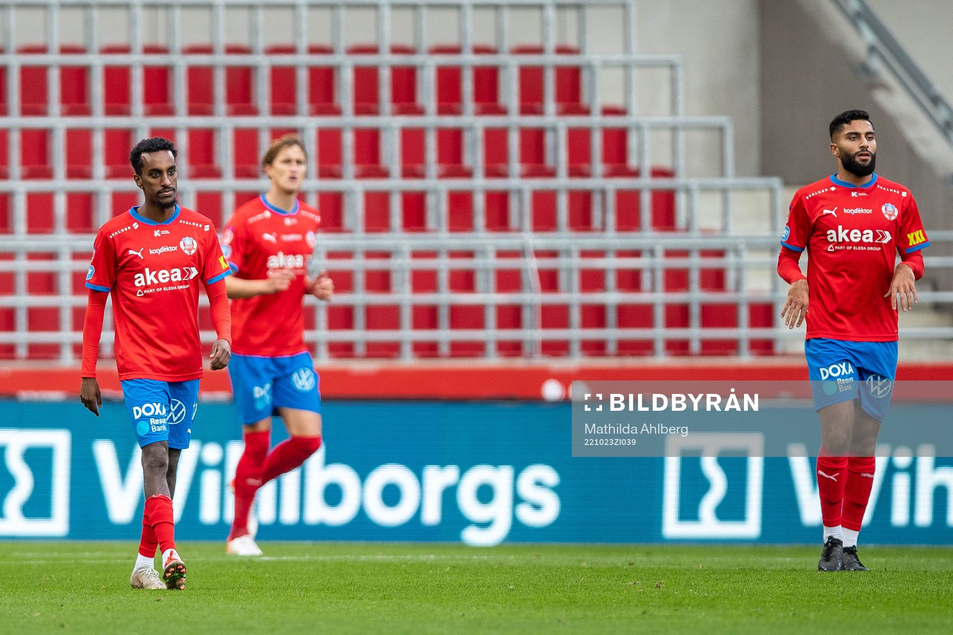 Helsingborgs Taha Ali och Amin Al-Hamawi deppar