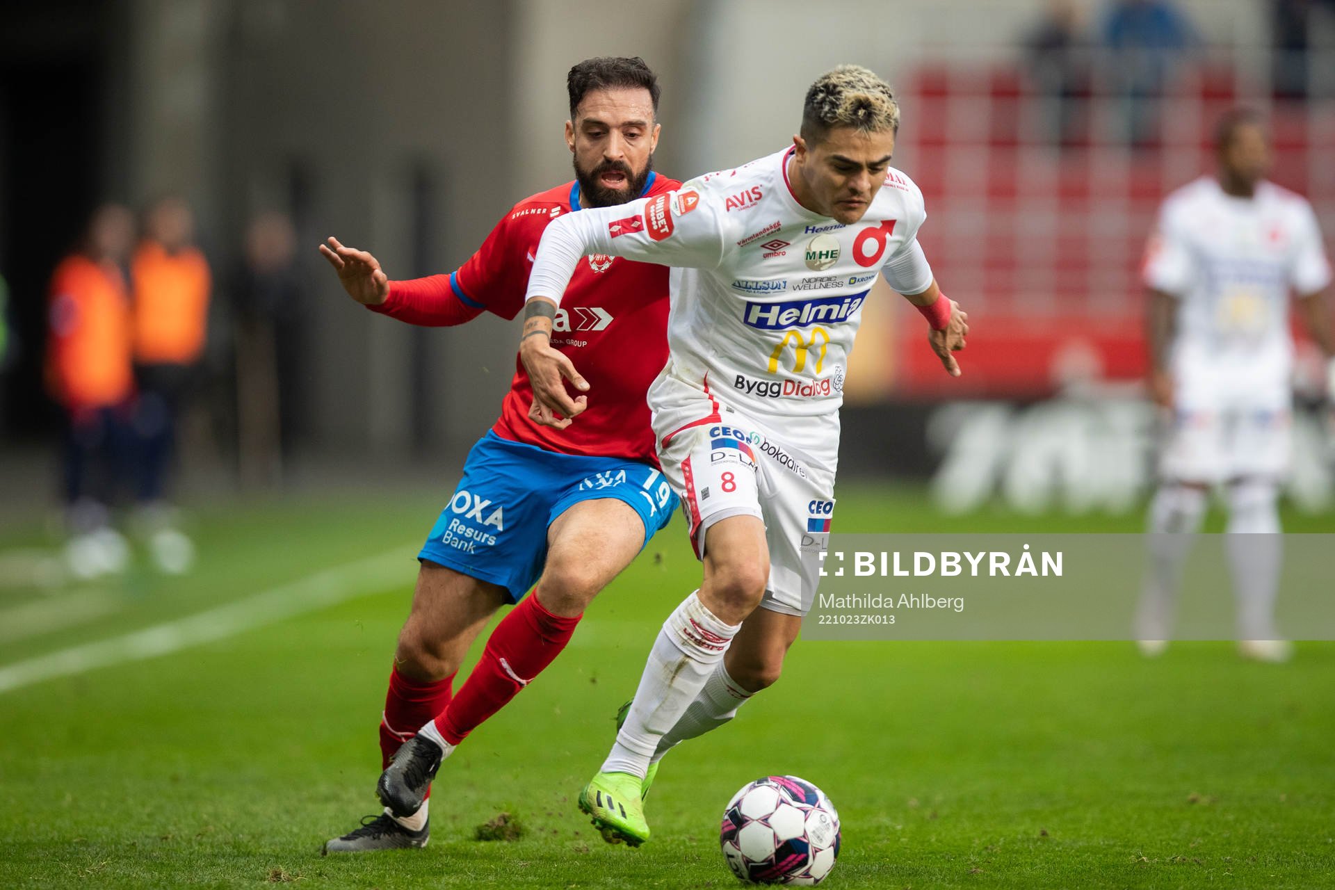 Helsingborgs Abdul Rahman Khalili och Degerfors Diego Campos