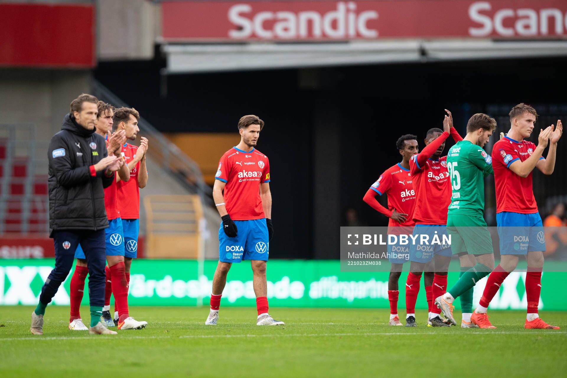 Helsingborgs spelare deppar