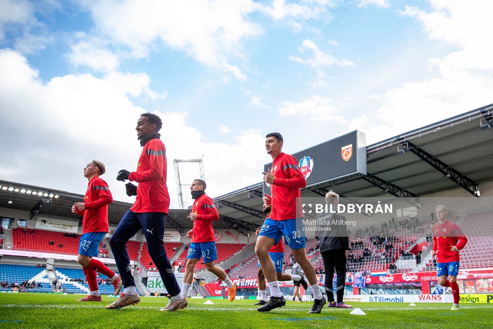Helsingborgs Simon Bengtsson, Taha Ali, Arian Kabashi och
