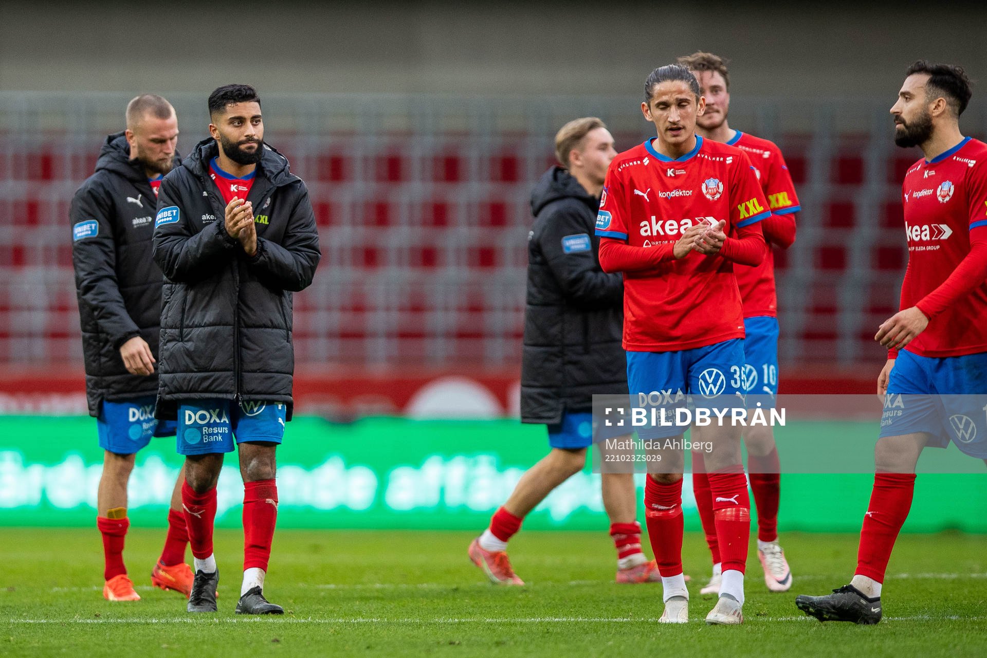 dHelsingborgs Amin Al-Hamawi, Ervin Gigovic och Abdul